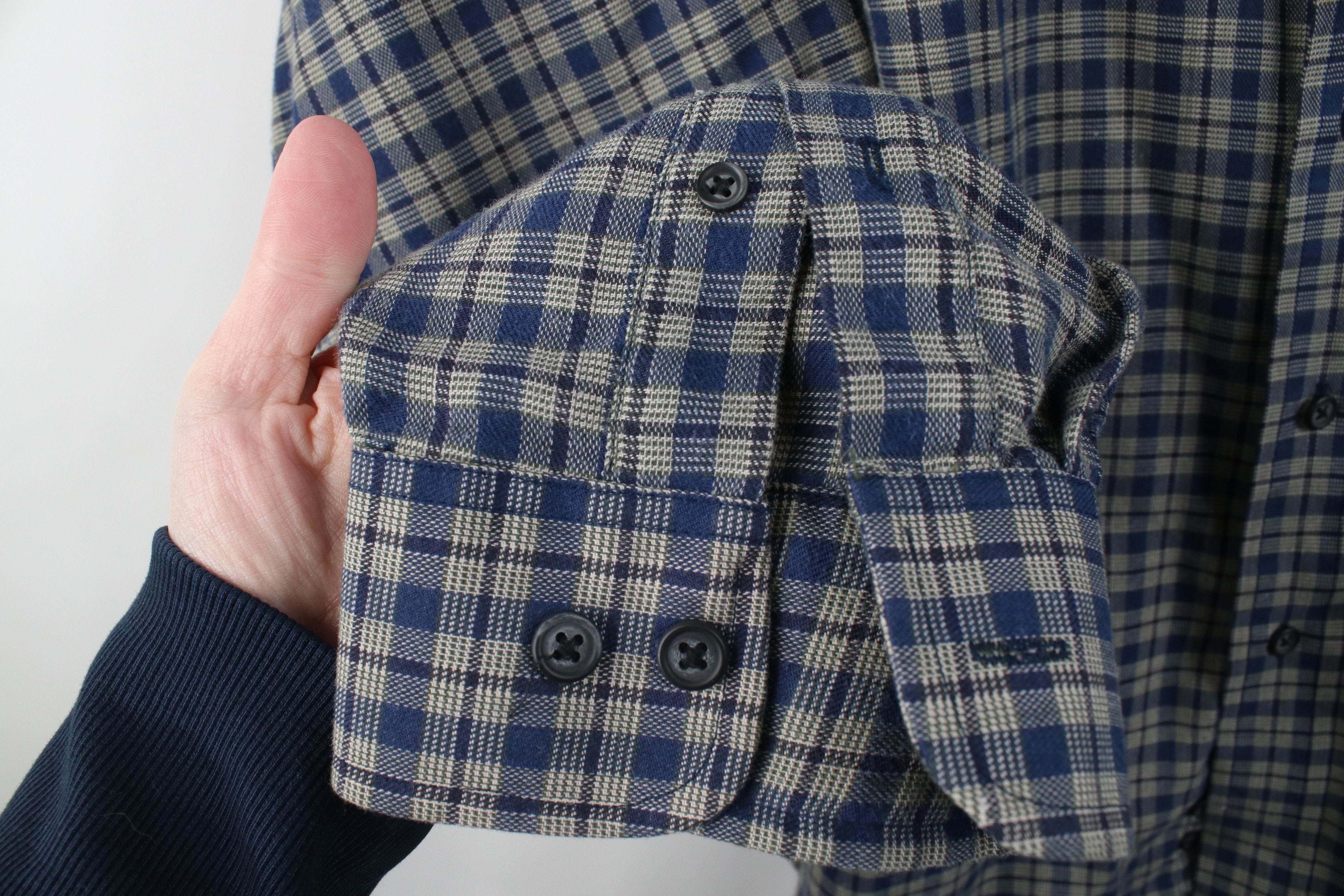 Vintage Vintage 90s Streetwear Collared Button Down Shirt Plaid Size US XL / EU 56 / 4 - 4 Thumbnail
