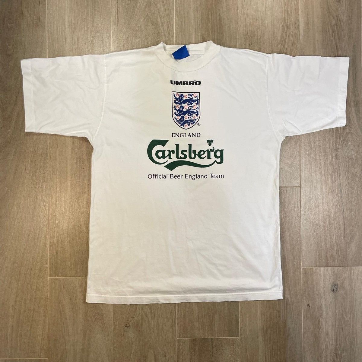Umbro England Umbro shirt tee T-shirt football club fc 90s vintag Size US XL / EU 56 / 4 - 1 Thumbnail