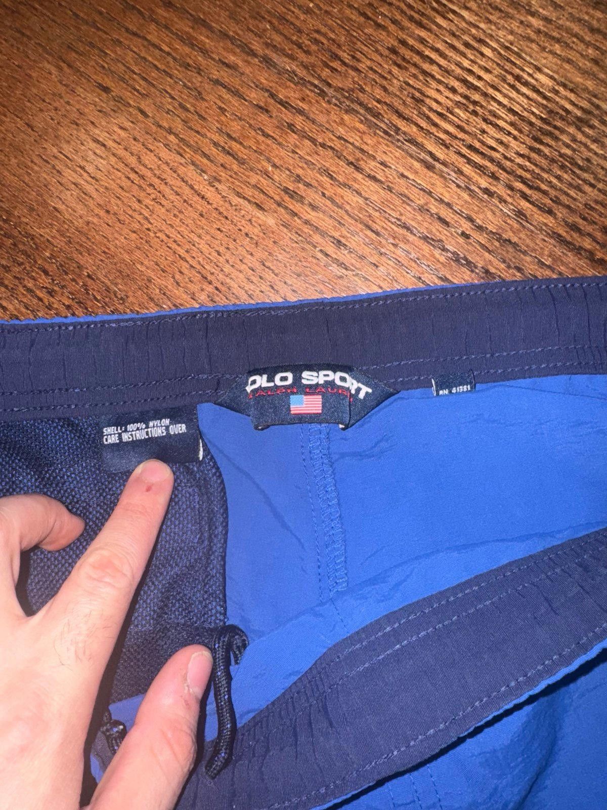 Designer VNTG Polo Sport Ralph Lauren Shorts Sz L 90’s Blue Rare Size US 34 / EU 50 - 4 Thumbnail