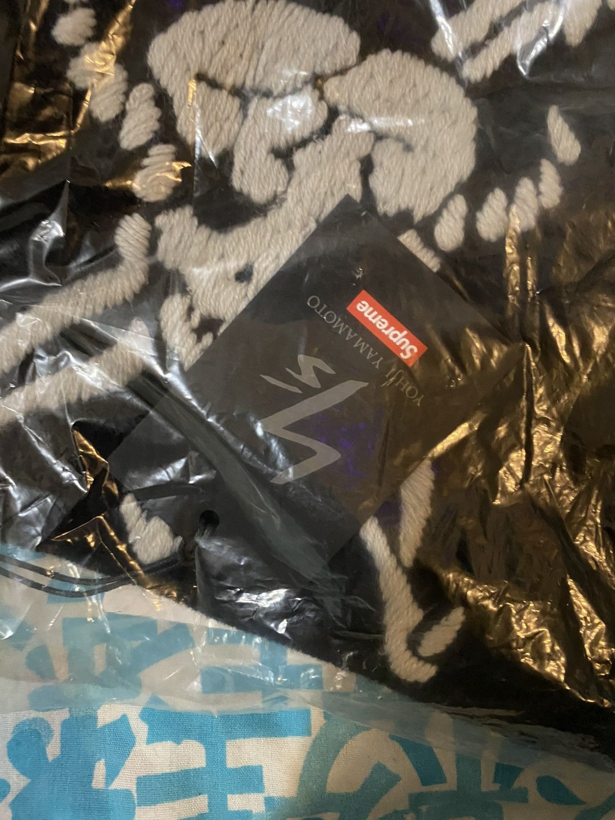 Supreme × Yohji Yamamoto Supreme Y's Skull Beanie Black Yohji Yammamoto Size ONE SIZE - 5 Thumbnail