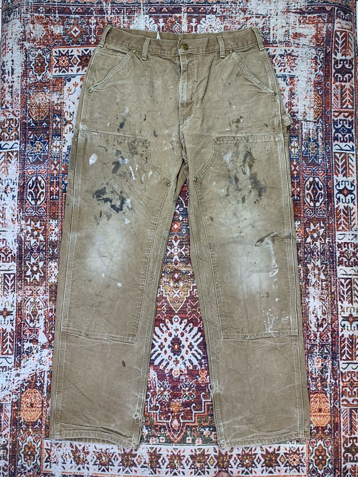 パンツ Vintage Sunfade Carhartt Double Knee Vintage Sunfade Carhartt Double Knee