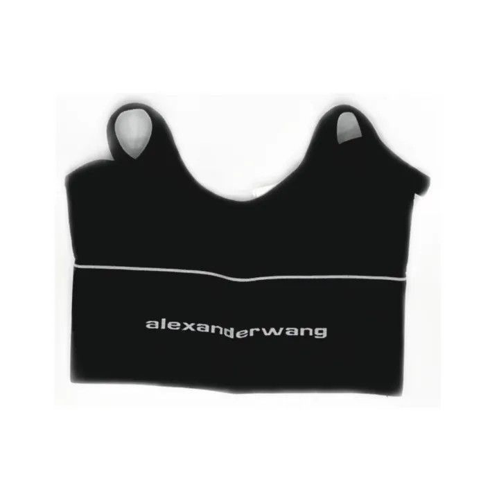 Alexander Wang Alexander Wang SS22 Black Logo Sport Bra - Size XS / US 0-2 / IT 36-38 - 2 Thumbnail