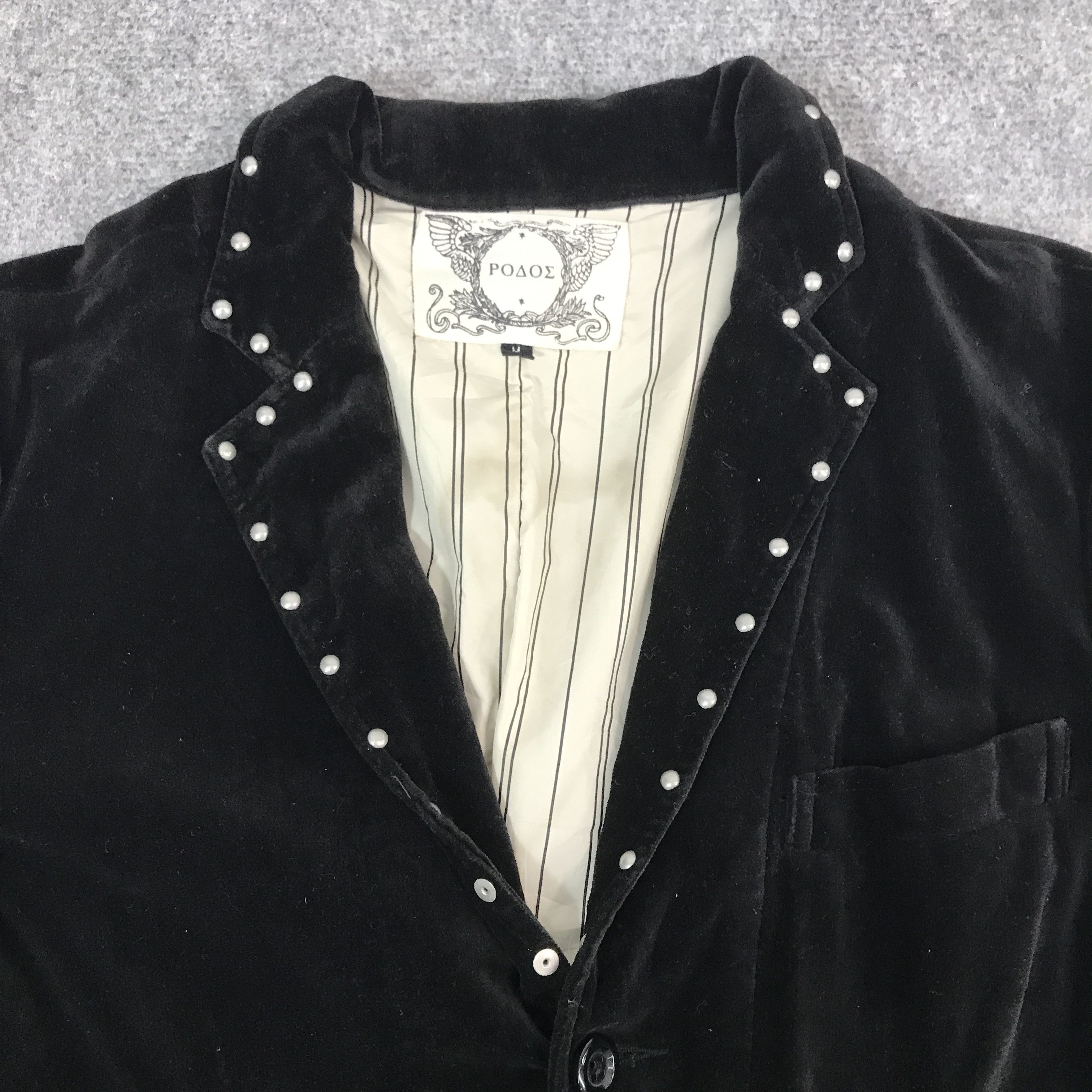 Japanese Brand Japan Punk Design Velvet Jacket poaom Jacket Size US M / EU 48-50 / 2 - 8 Thumbnail