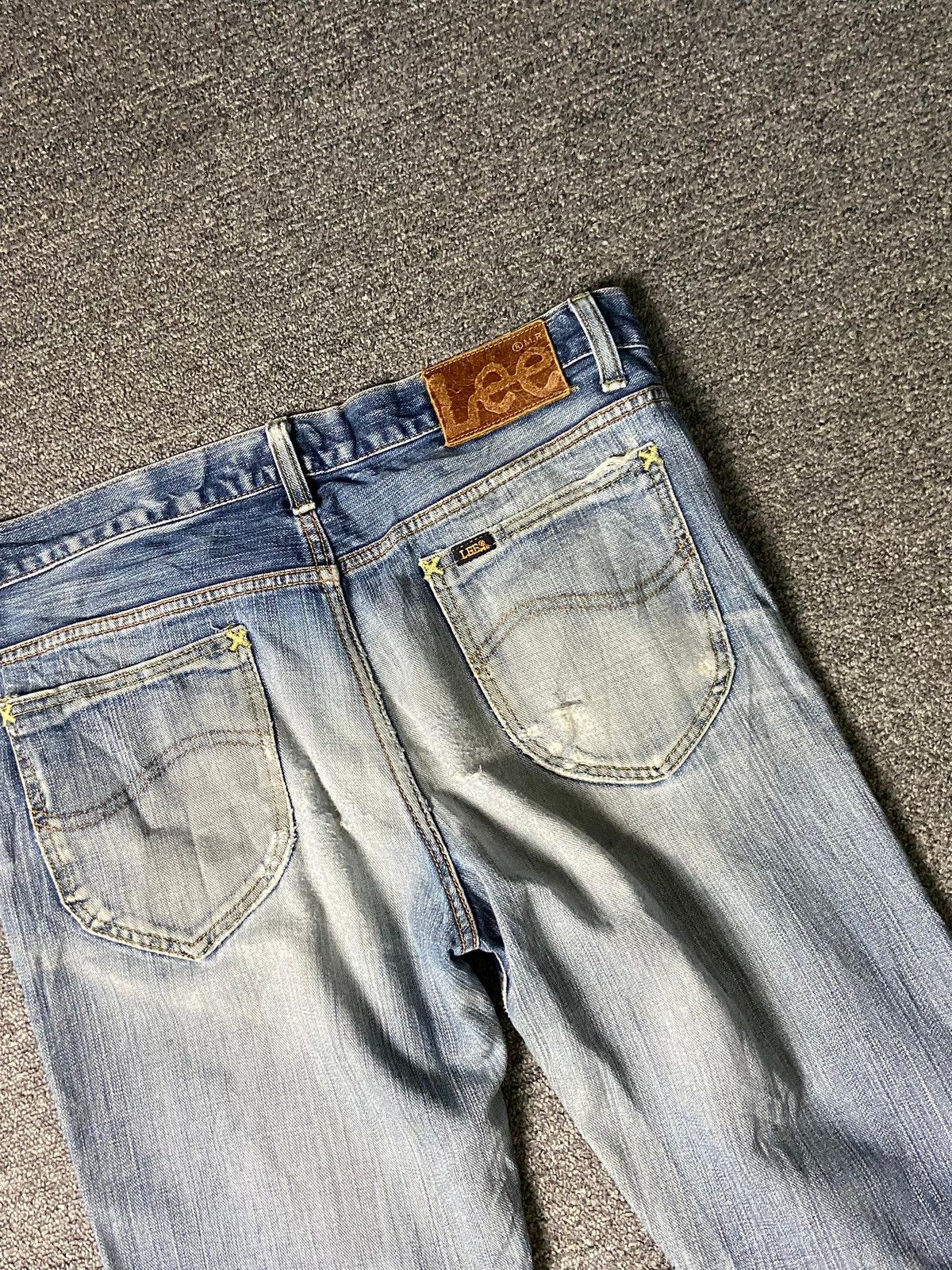 Japanese Brand × Lee × Vintage LEE RIDERS Brand Distressed Denim Jeans (132) Size US 36 / EU 52 - 4 Thumbnail