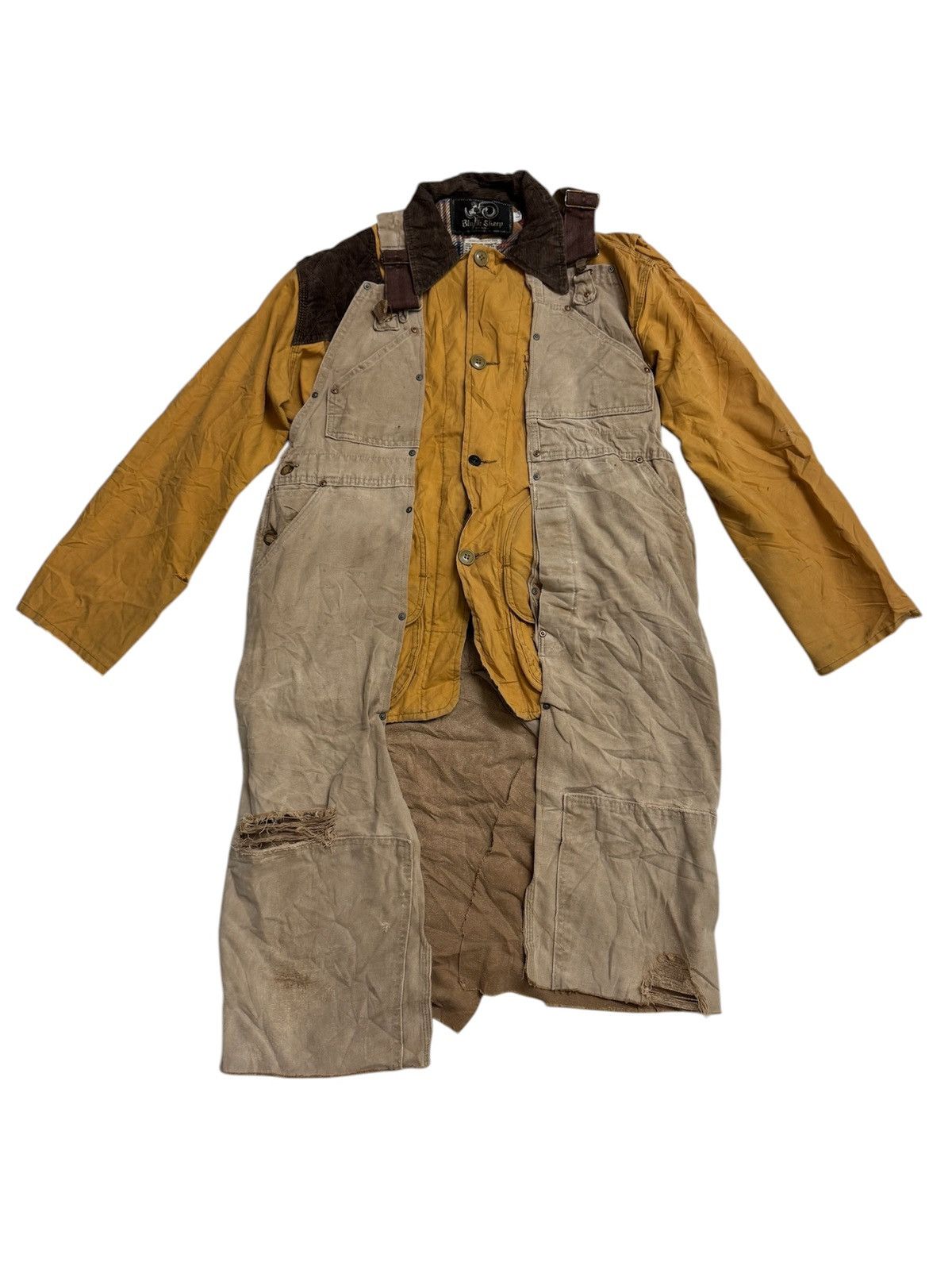 Black Sheep Vintage Black Sheep x Carhartt trench coat Jacket Size US L / EU 52-54 / 3 - 1 Thumbnail