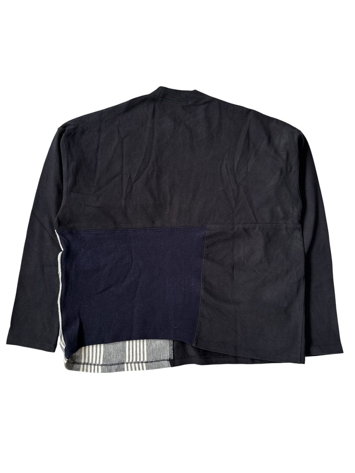 Jil Sander AW19 Runway Patchwork LS T-Shirt Size US S / EU 44-46 / 1 - 4 Thumbnail