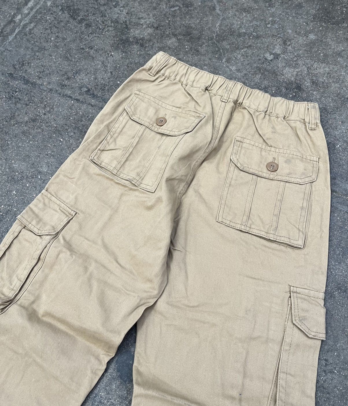 Vintage Vintage Cargo Pants Tan Size US 30 / EU 46 - 6 Thumbnail