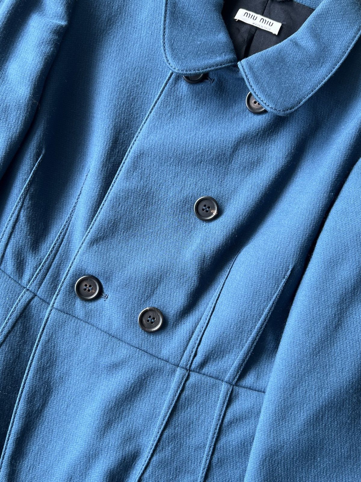 Miu Miu Miu Miu - 2009 - Double Breasted Wool Blend Jacket Size XS / US 0-2 / IT 36-38 - 5 Thumbnail