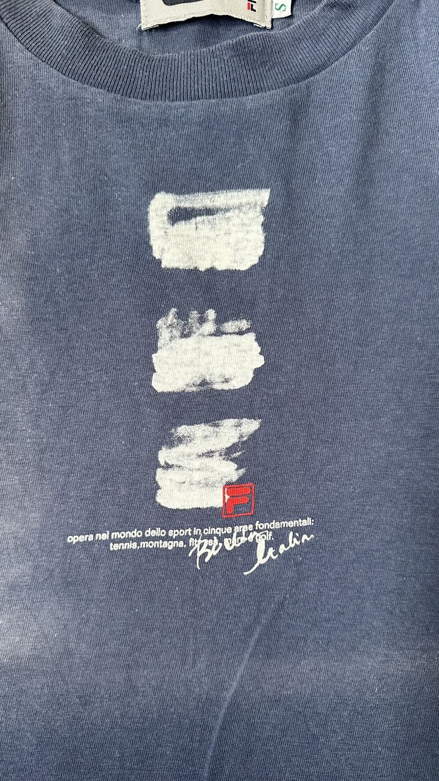 Fila VINTAGE FILA WELLFADED TEE Size US S / EU 44-46 / 1 - 2 Thumbnail