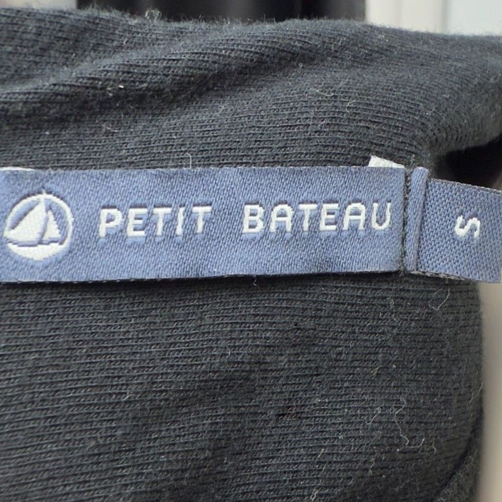 Petit Bateau PETIT BATEAU Navy Black Jumper Mini Midi Coastal Dress Sz S Size S / US 4 / IT 40 - 4 Thumbnail