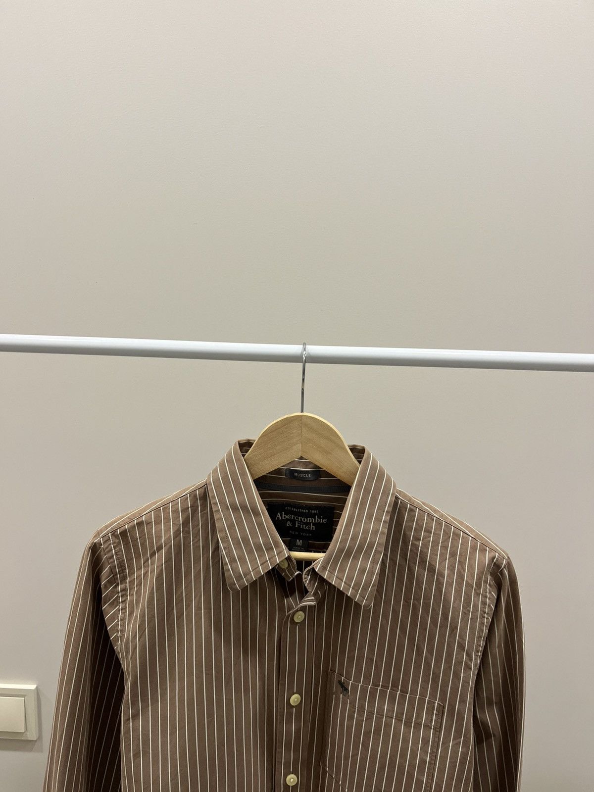 Abercrombie & Fitch Abercrombie & Fitch Y2K Made in USA striped shirt Size US M / EU 48-50 / 2 - 2 Thumbnail