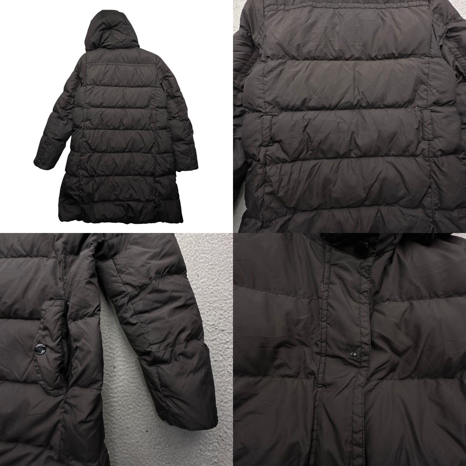 J.Crew J.CREW Parka Jacket Women Small Hooded Black Down Insulated Puffer Long Coat Coat (Jacket/Coat) - XS? Size S / US 4 / IT 40 - 8 Thumbnail