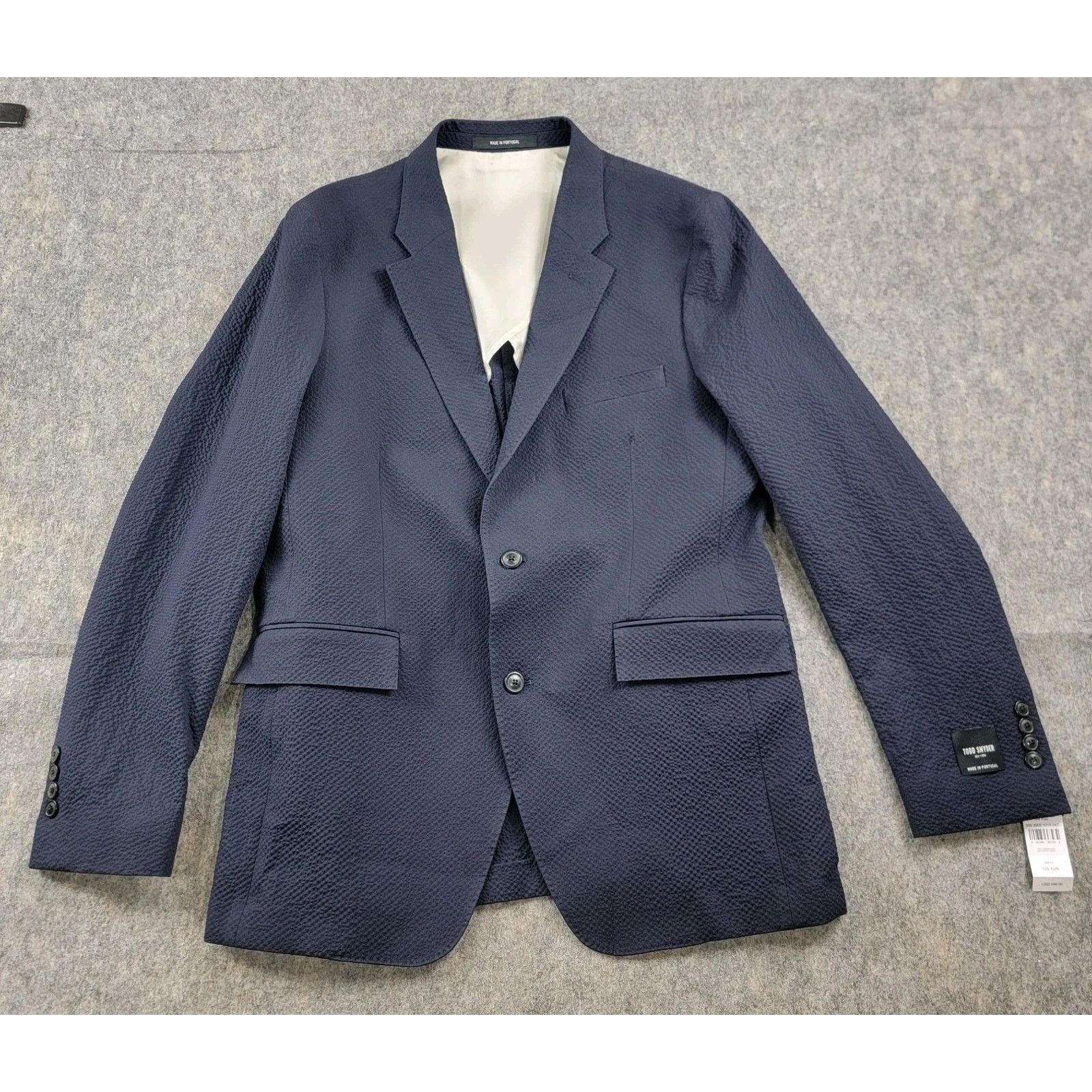 Todd Snyder Todd Snyder Seersucker Sutton Suit Jacket 42R NWT Size 42R - 2 Thumbnail