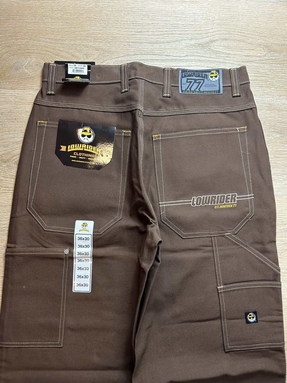 Ben Davis × Vintage Vintage Low Rider Baggy Deadstock Carpenter Pants Size US 36 / EU 52 - 1 Thumbnail