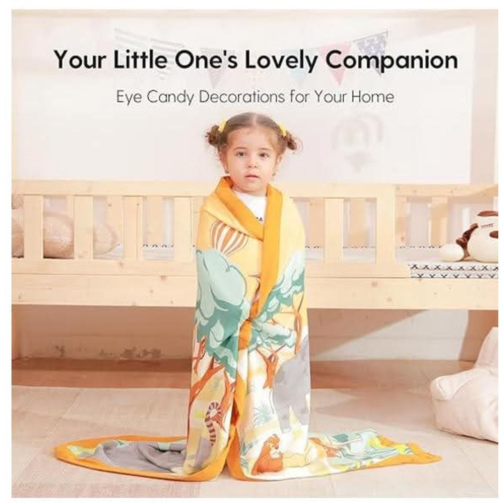 The Unbranded Brand Baby Blanket, 4-Layer Muslin Cotton Swaddle 47 x 47 inch Size ONE SIZE - 6 Thumbnail