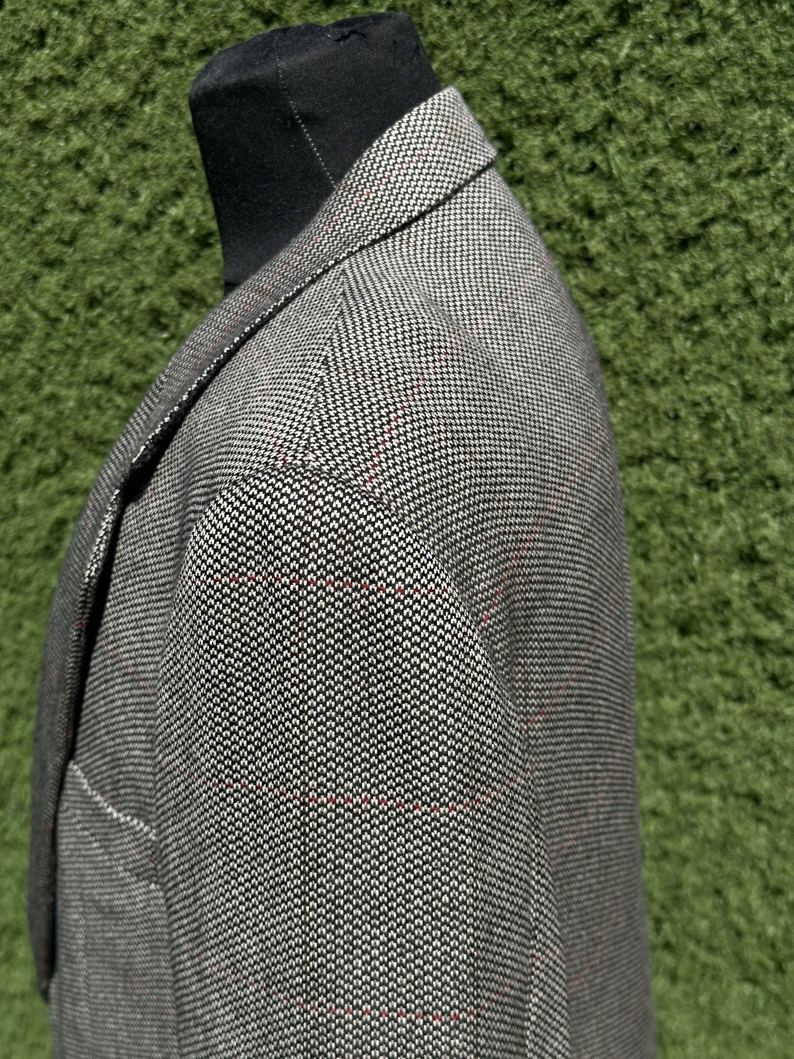 Burberry Burberrys Wool Cashmere Houndstooth Blazer Size 56 R Size 54R - 13 Thumbnail