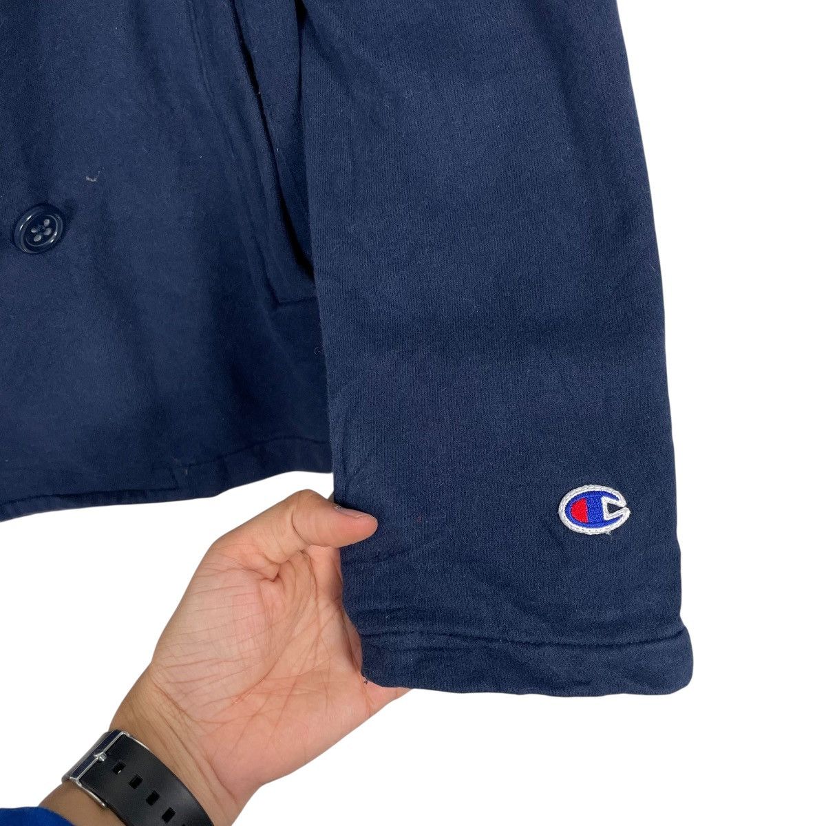 Champion Vintage Champion Double Breasted Navy Jacket Size US M / EU 48-50 / 2 - 13 Thumbnail