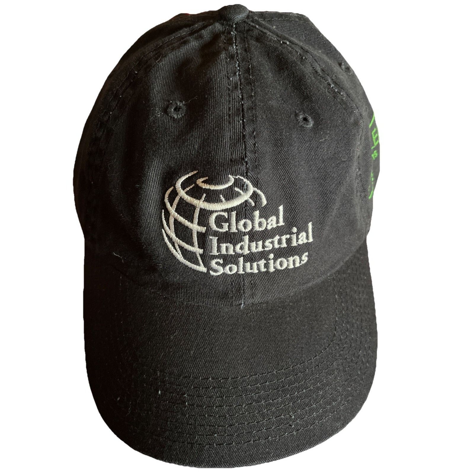 Richardson Vintage Hat Black Global Industrial Solutions Baseball Cap Size ONE SIZE - 1 Thumbnail