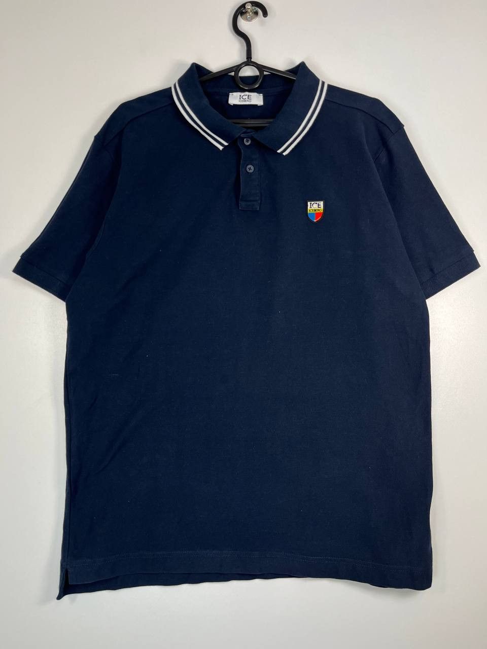 Other Ice Iceberg Polo Shirt Mens Short Sleeve Blue Size XXL Size US XXL / EU 58 / 5 - 1 Thumbnail