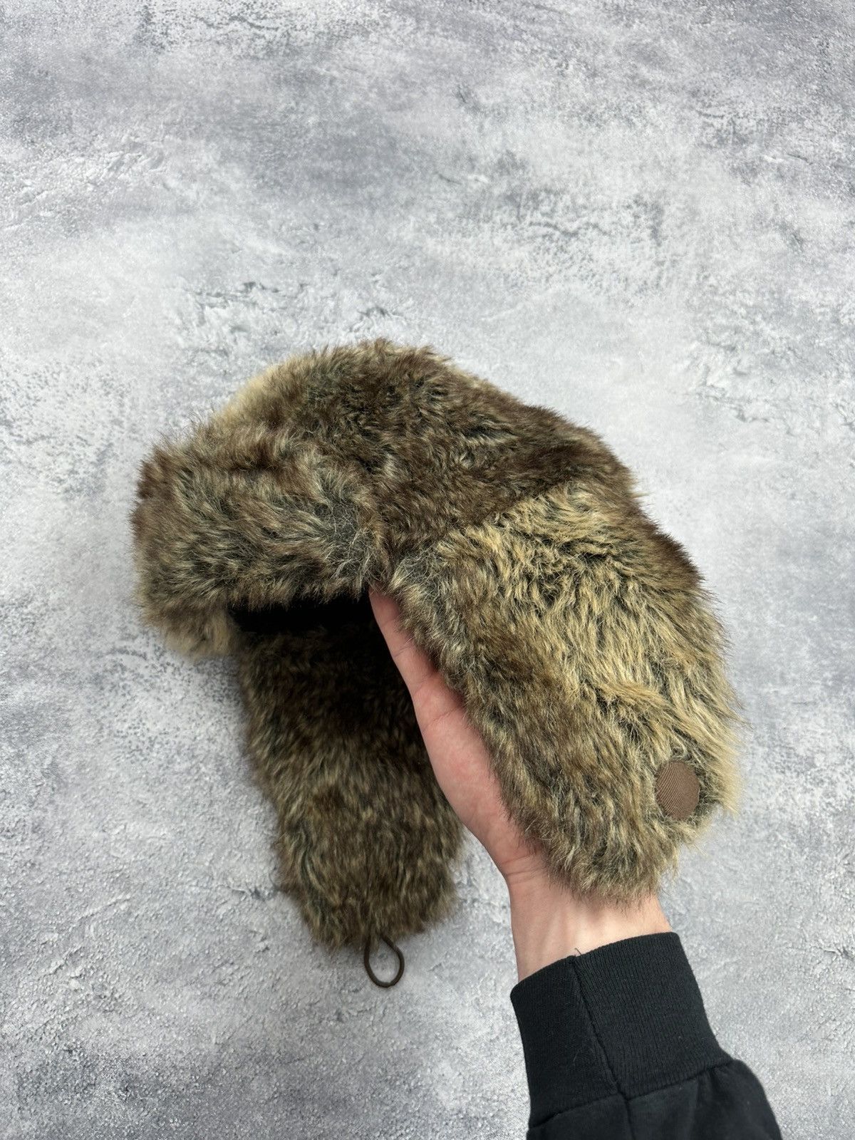 If Six Was Nine Vintage 90s Faux Fur Trapper Ushanka Mohair Fuzzy Hat Y2K Size ONE SIZE - 3 Thumbnail
