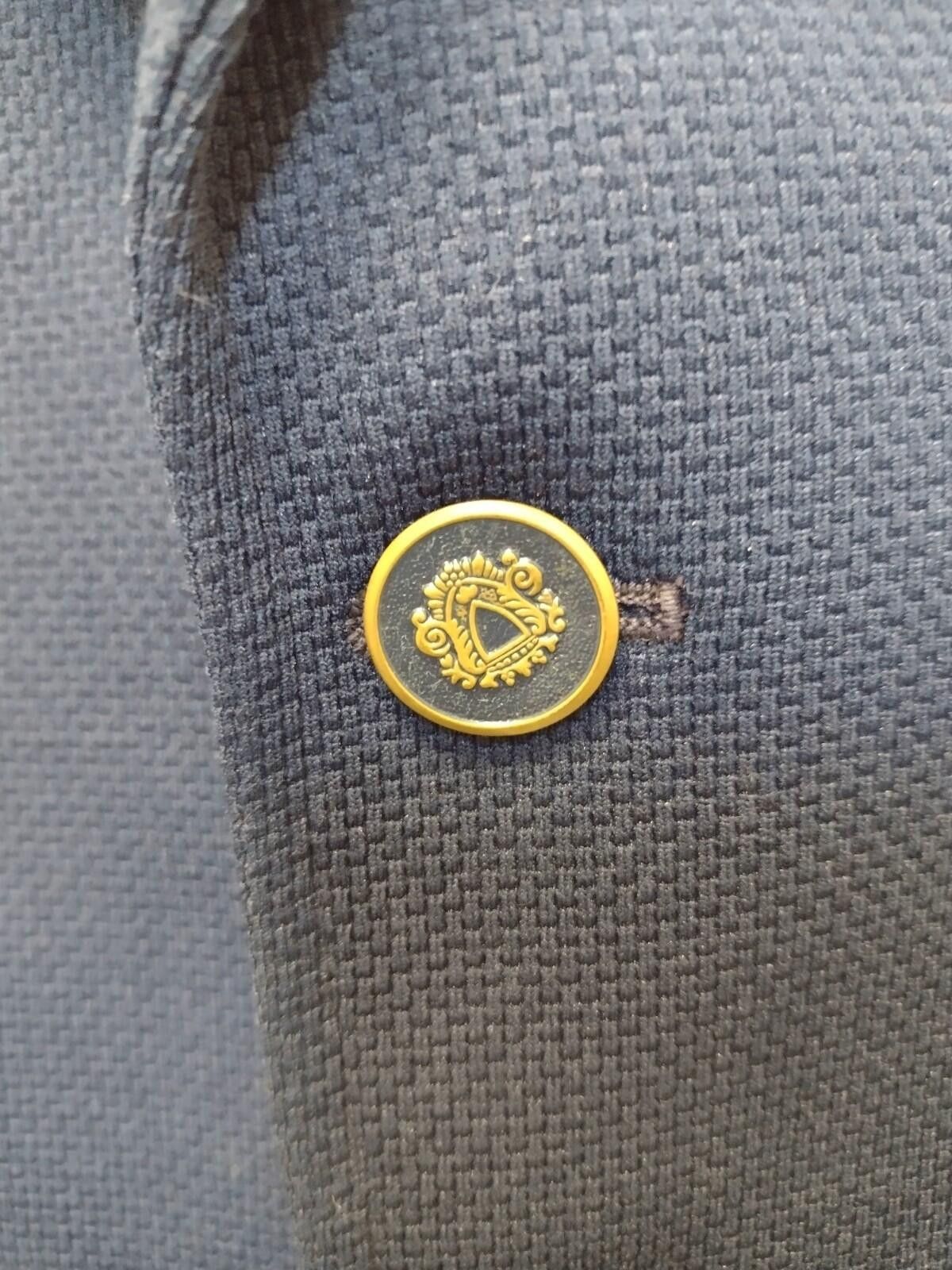 McGregor VTG 60s McGregor Navy Poly Blazer 2 Button Gold Crest 44R Size US M / EU 48-50 / 2 - 4 Thumbnail