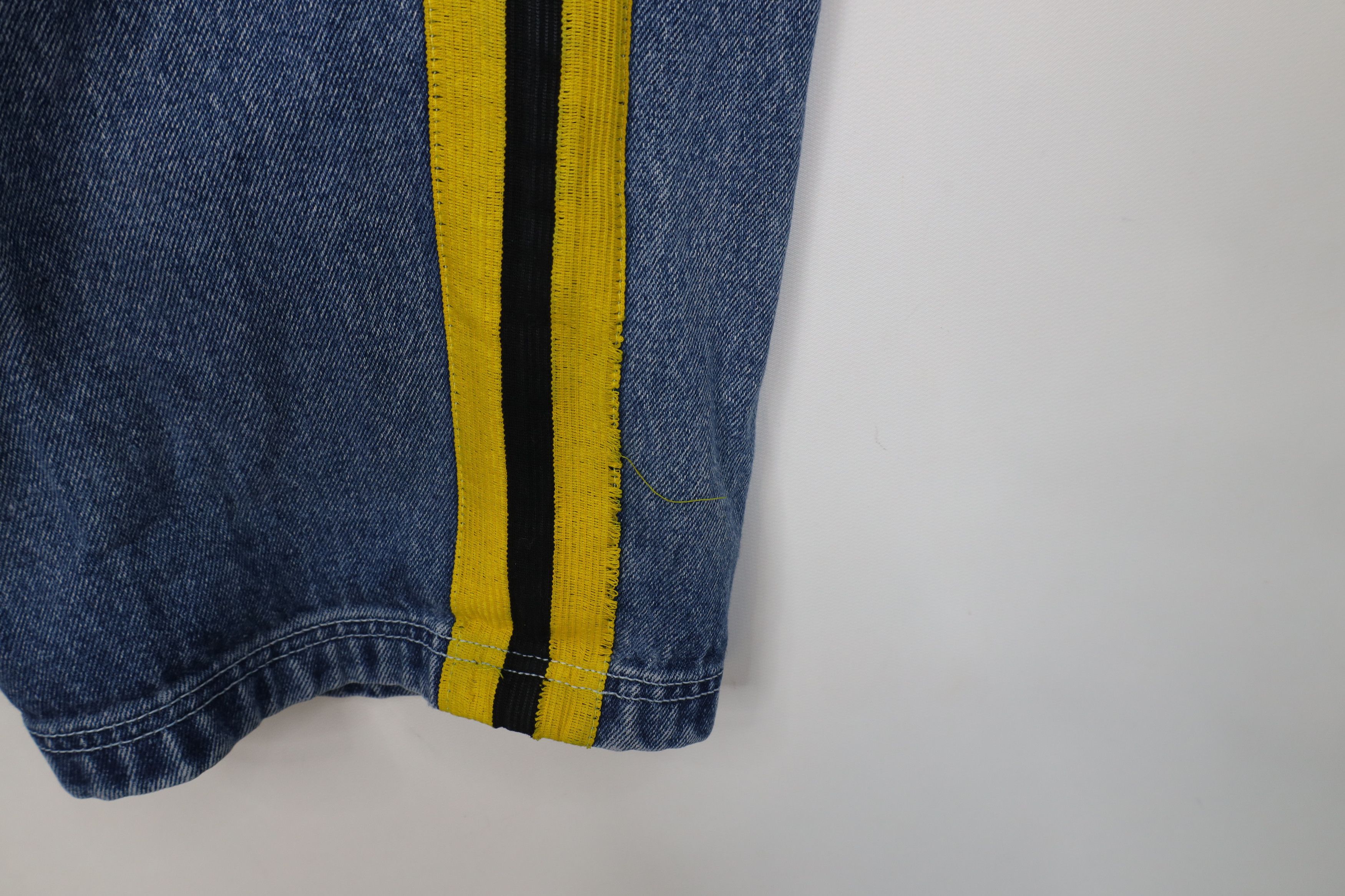 Vintage Vintage 90s Y2K Streetwear Striped Wide Leg Skateboard Jeans Size US 44 / EU 60 - 5 Thumbnail