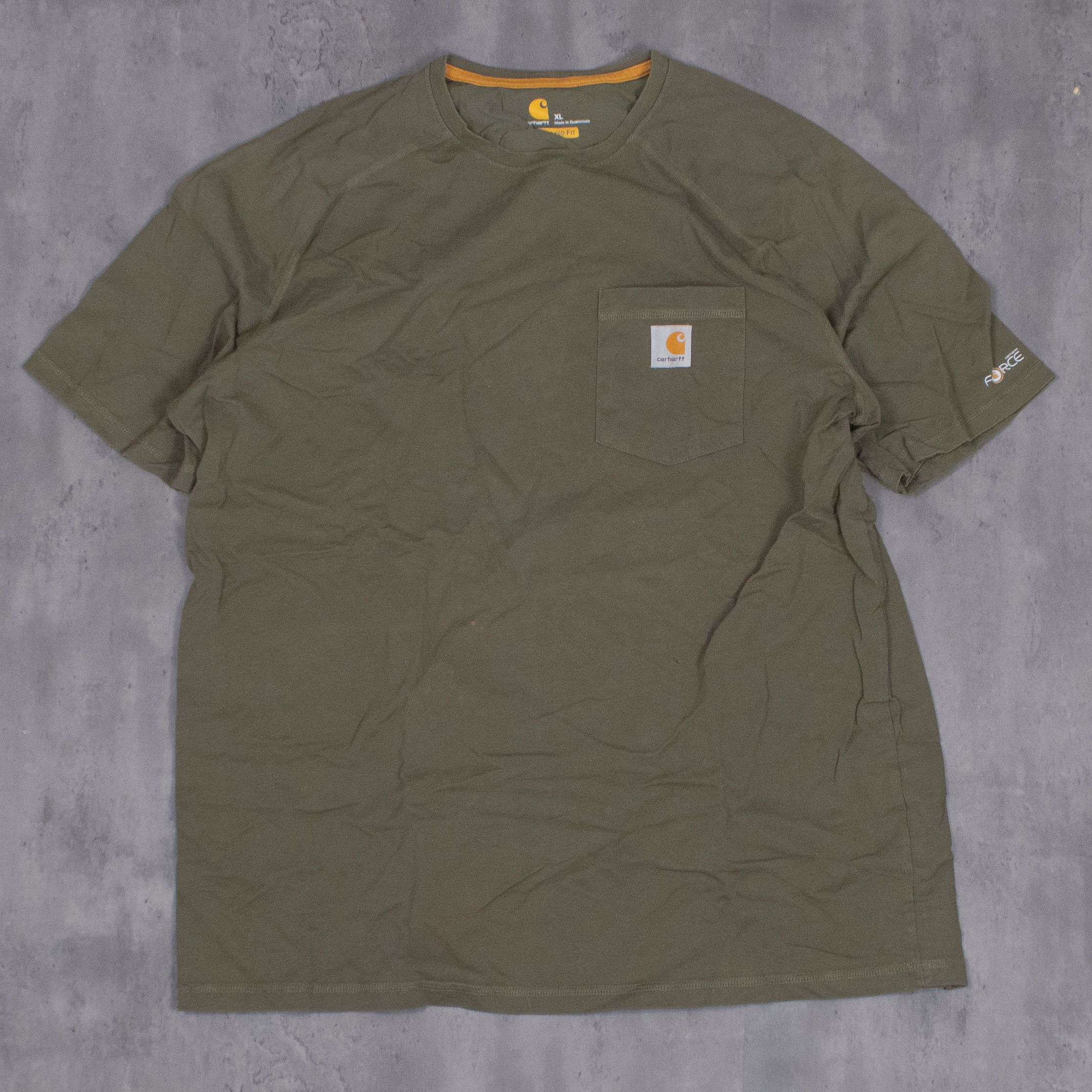 Carhartt Carhartt Forest Green Pocket T-Shirt Size US L / EU 52-54 / 3 - 3 Thumbnail