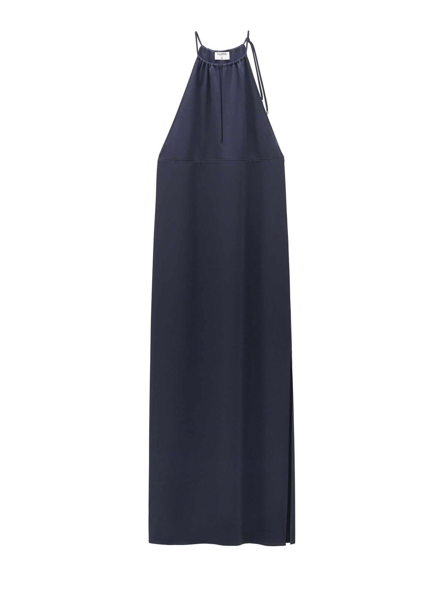 Filippa K Filippa K Gathered Neck Satin Dress Dress Size XS / US 0-2 / IT 36-38 - 1 Thumbnail
