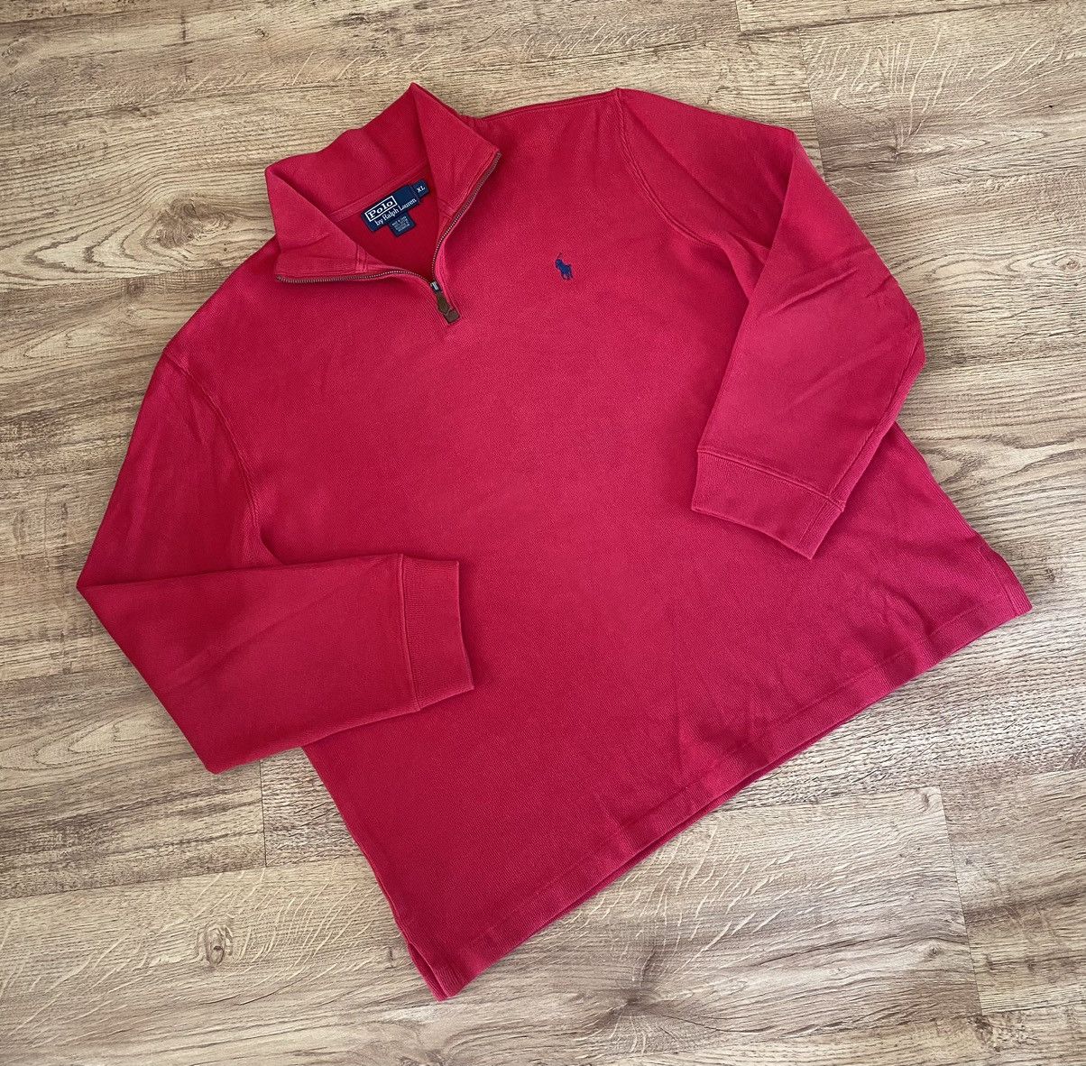 Polo Ralph Lauren Polo Ralph Lauren Half Zip Sweetshirt x Vintage x Old Money Size US XL / EU 56 / 4 - 2 Thumbnail