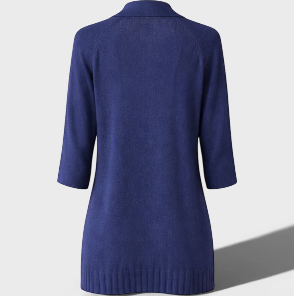Loro Piana DELLA CIANA CASHMERE WOMEN BLUE NAVY LUXURY CARDIGAN SZ 46 Size L / US 10 / IT 46 - 2 Thumbnail