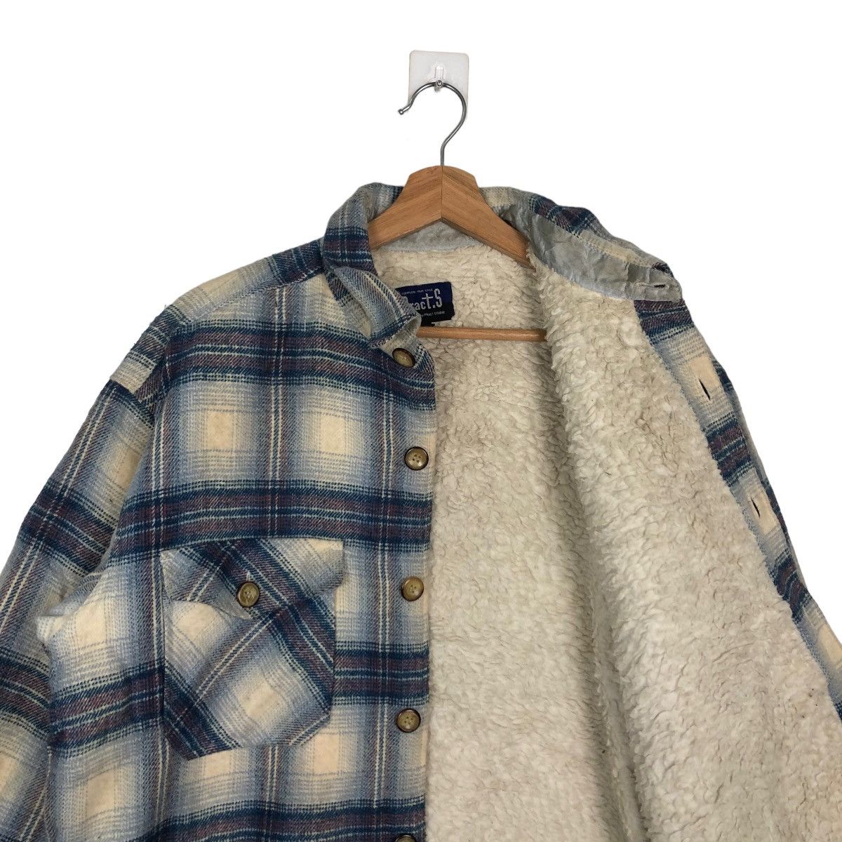 Flannel ☄️VINTAGE FLANNEL JACKET PRACT STUDIO ISSEY MIYAKE JAPAN Size US M / EU 48-50 / 2 - 9 Thumbnail