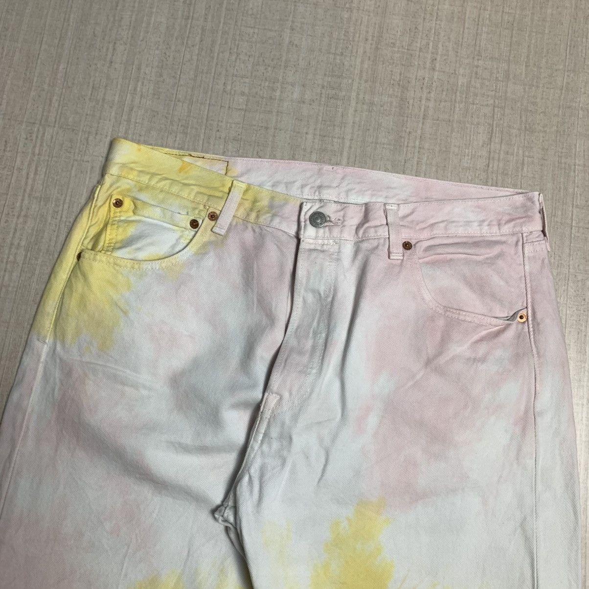 Levi's Levi's minimalist white denim 3/4 short Size US 35 - 3 Thumbnail