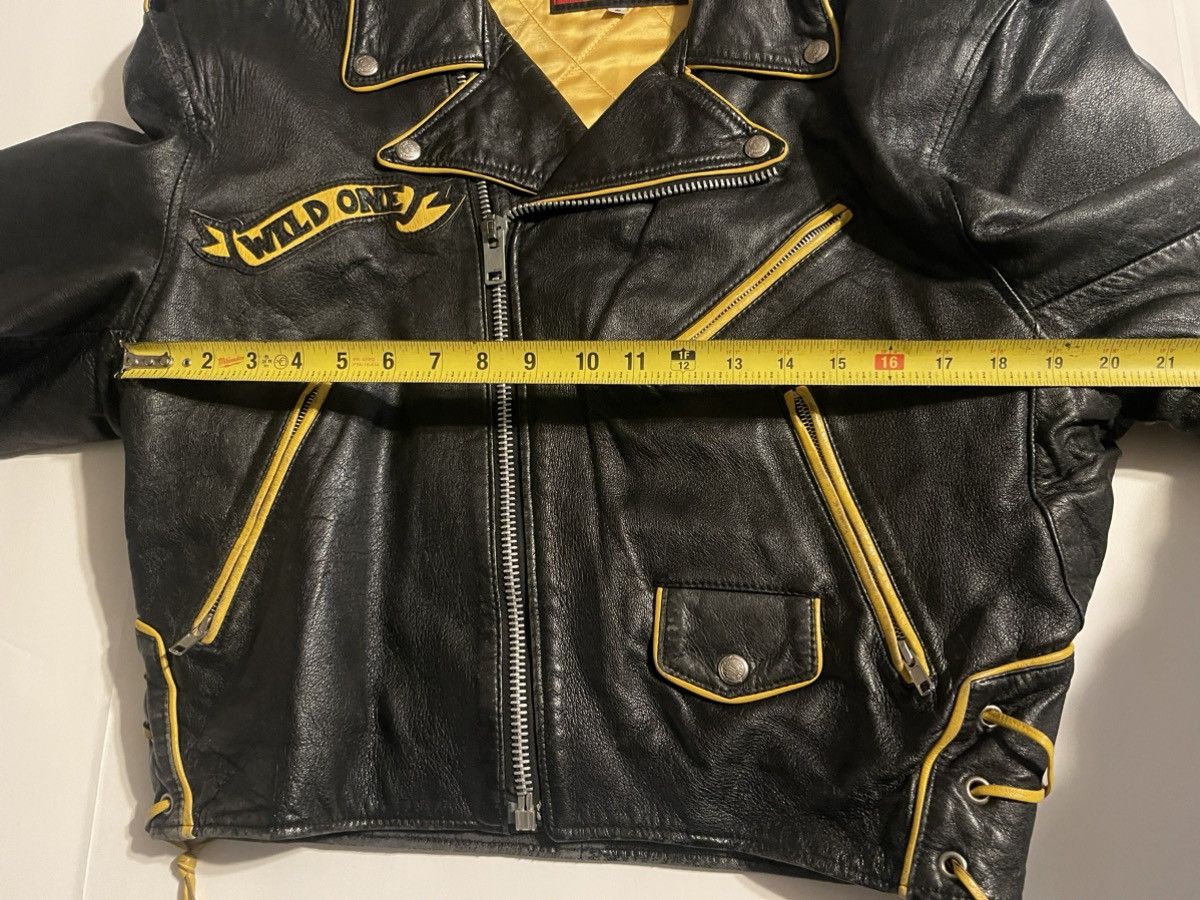 Jeff Hamilton Vintage Leather Biker Jacket Men’s S Wild One Quilted Lining Size US S / EU 44-46 / 1 - 7 Thumbnail