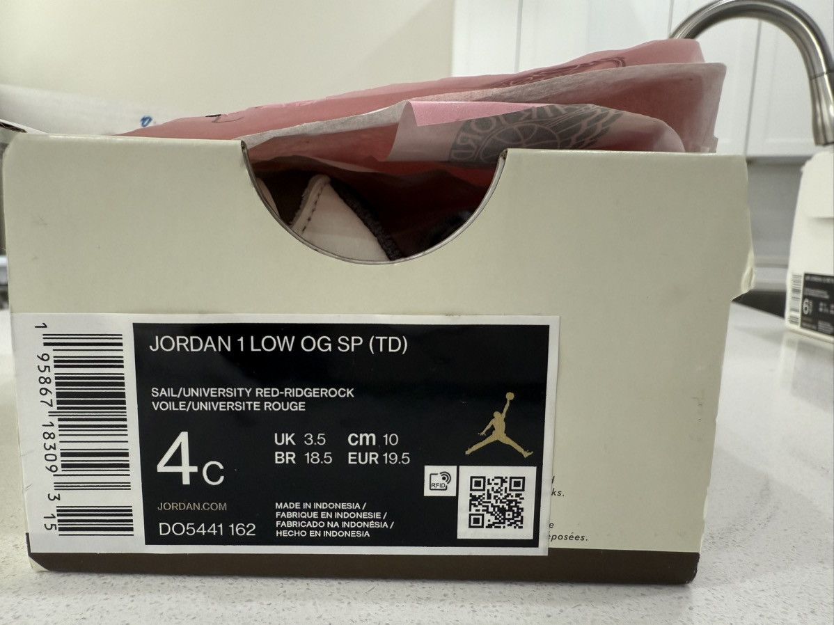 Jordan Brand × Travis Scott Jordan 1 Low OG SP (TD) Size US 5 / EU 37 - 6 Thumbnail