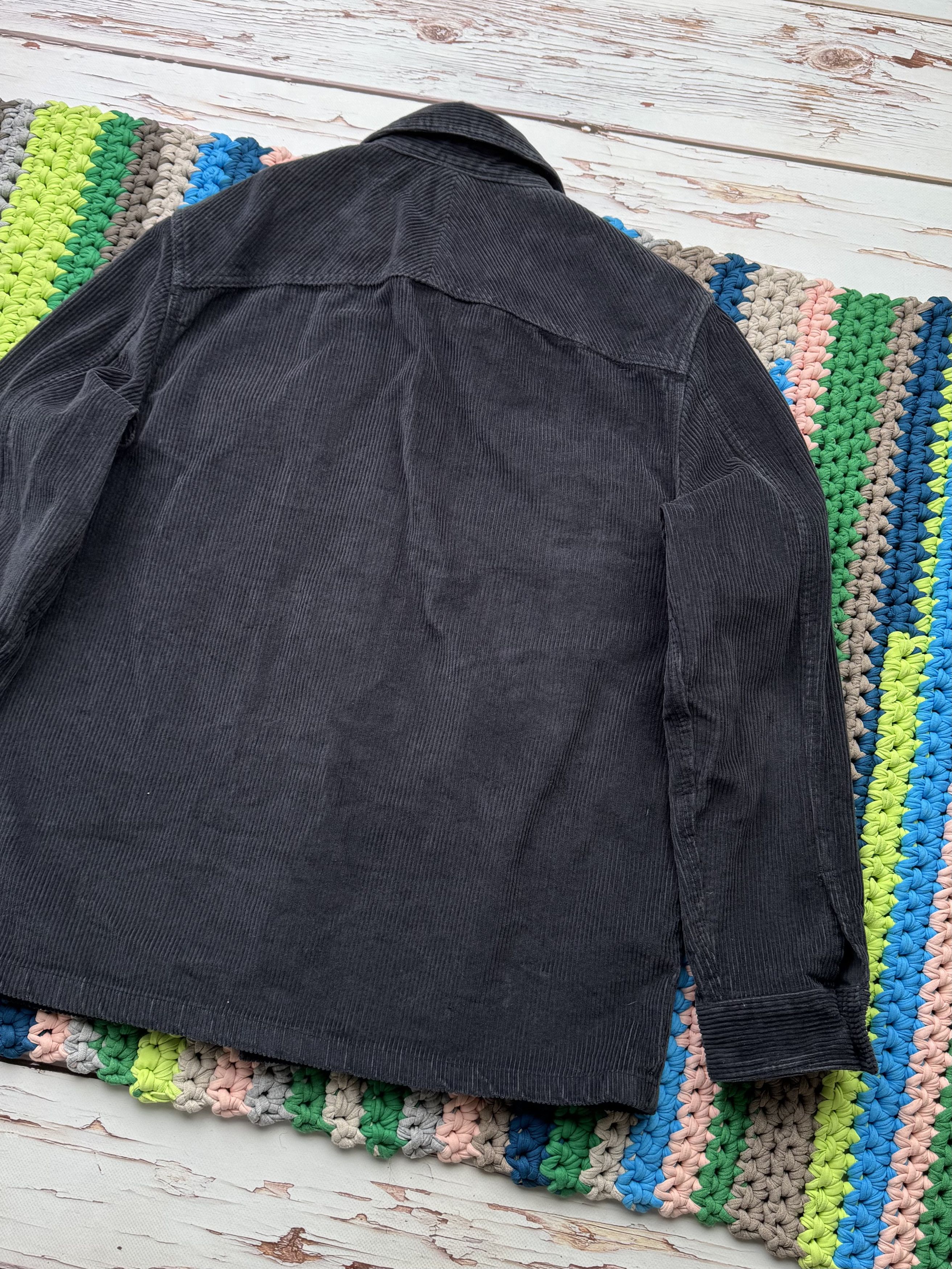Japanese Brand Flannel Heavy Corduroy Overshirt (D10) Size US L / EU 52-54 / 3 - 8 Thumbnail