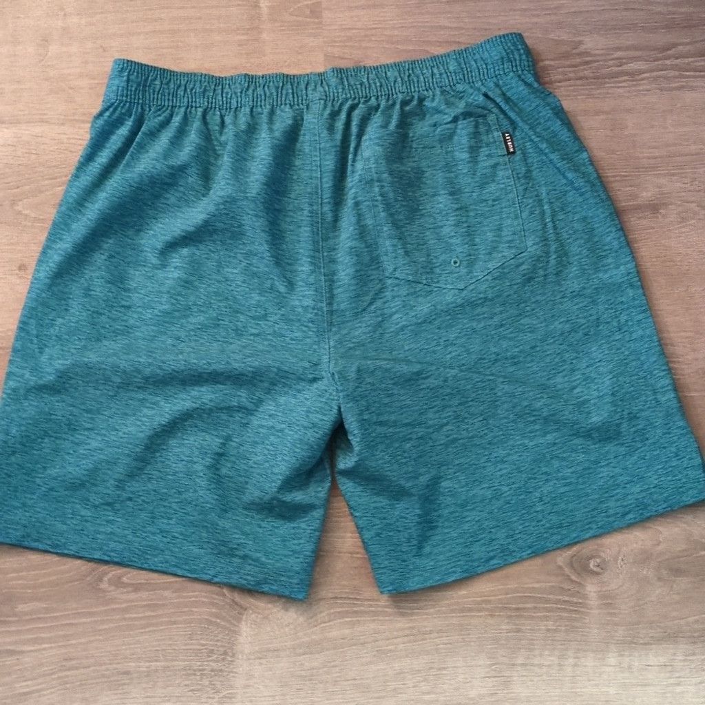 Hurley Hurley Teal And Navy Swim Trunk Dual Lined Shorts Size XXL Size US 36 / EU 52 - 5 Thumbnail
