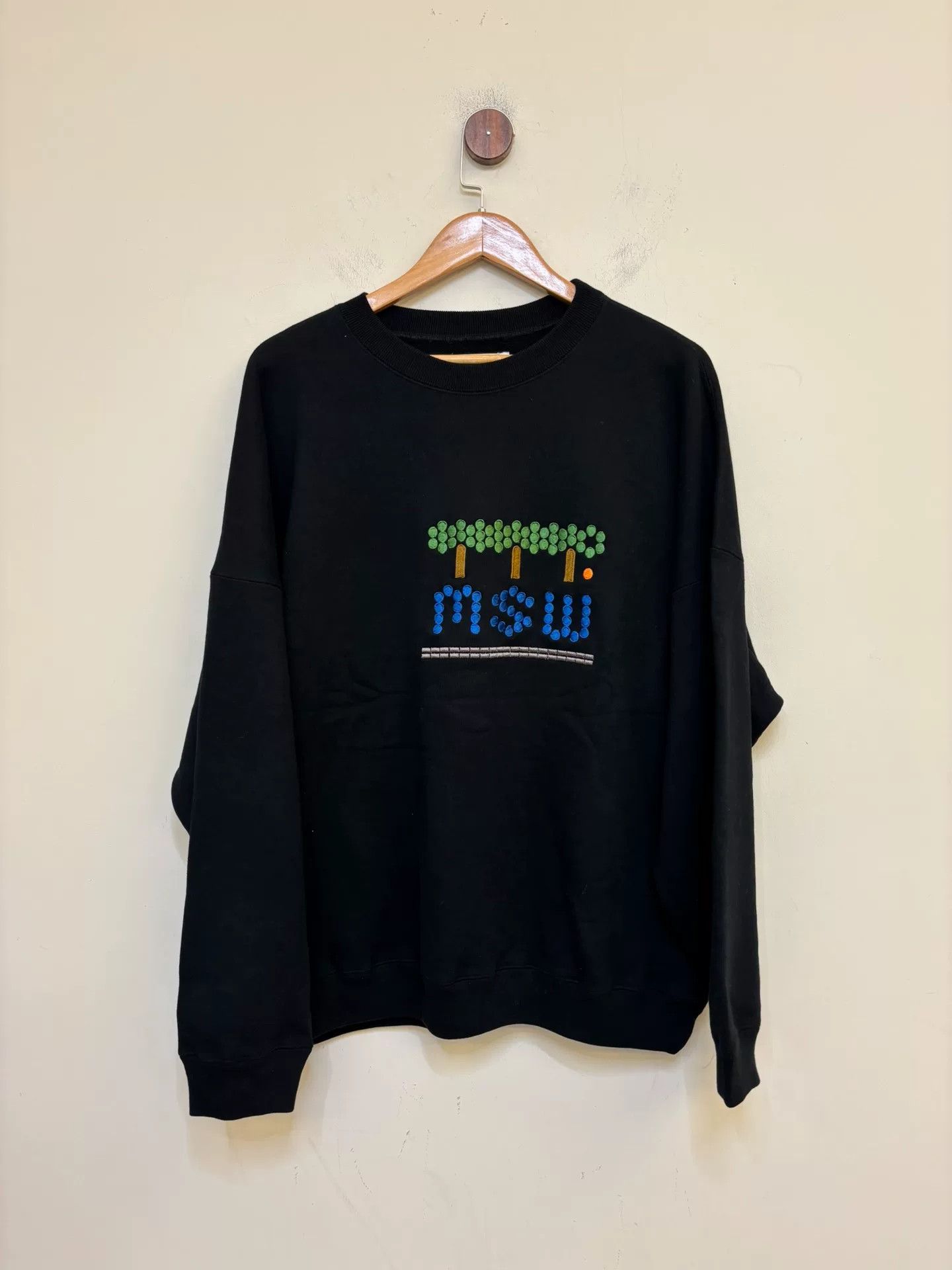 D.TT.K TTT MSW Embroidered Oversized Sweatshirt Size US XL / EU 56 / 4 - 1 Thumbnail