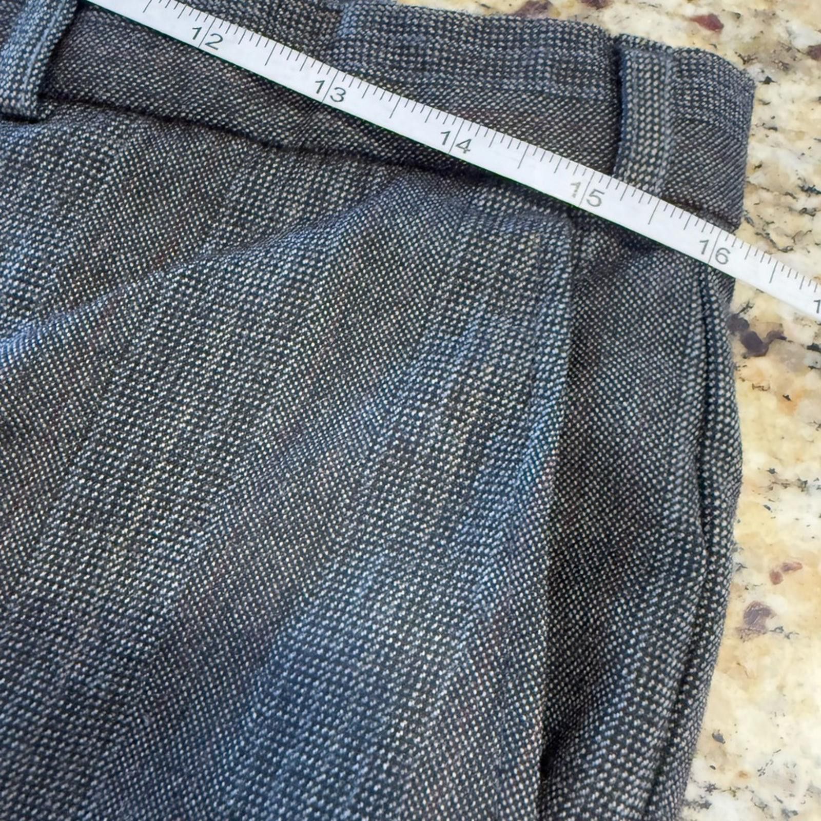 Other Gray plaid pure new wool trousers 32” waist FLAW Size 30" / US 8 / IT 44 - 7 Thumbnail