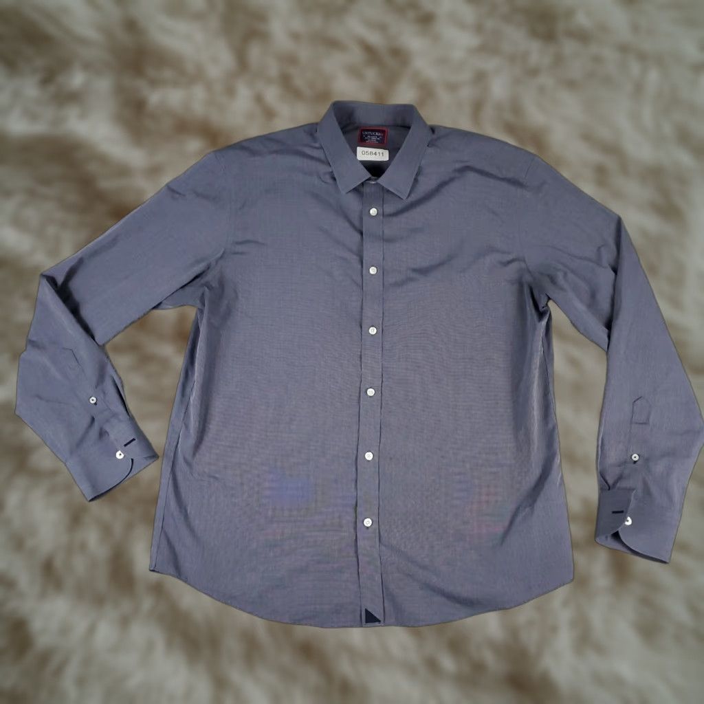 UNTUCKit VINTAGE UNTUCKit Men's Shirt 2XL Blue Casual Button-Up Long Sleeve Cotton Classic Modern Size US XXL / EU 58 / 5 - 1 Thumbnail
