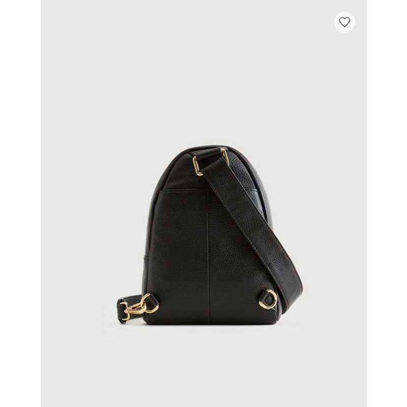 Quince Quince Italian Leather Sling Bag Black NWT Size ONE SIZE - 5 Thumbnail