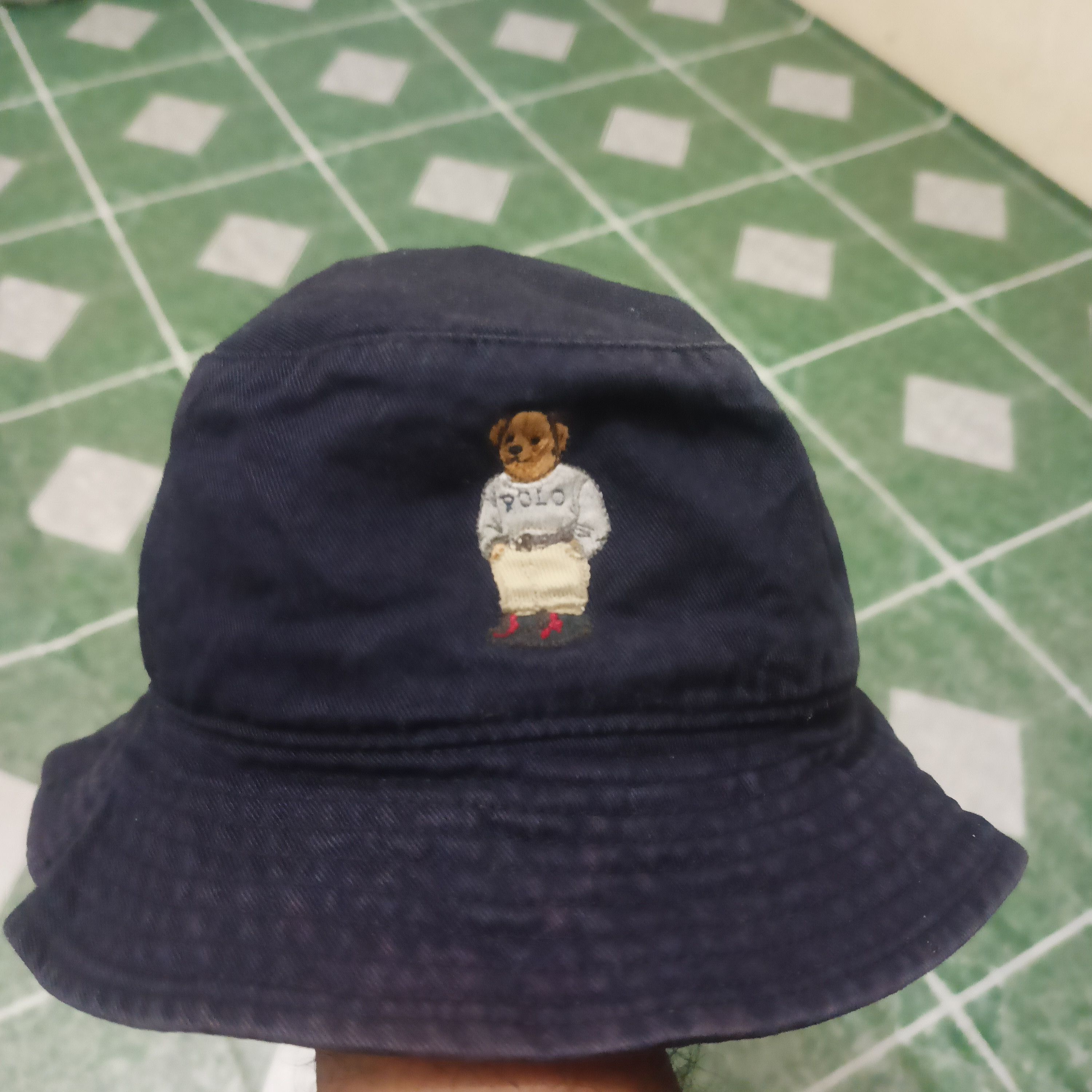 Polo Ralph Lauren × Vintage Vintage Polo bear ralph lauren embroidery Logo bucket hat Size ONE SIZE - 1 Thumbnail