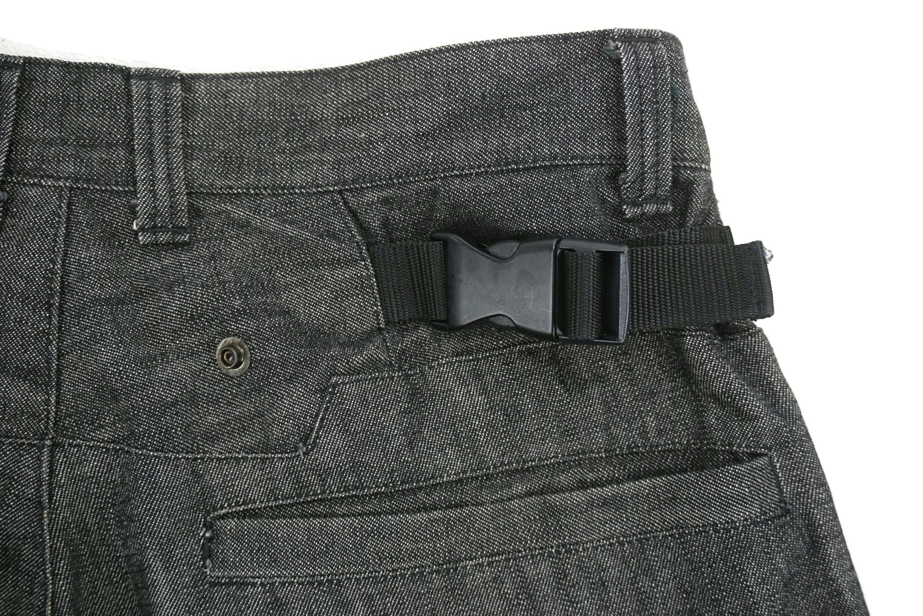 Japanese Brand Cycle Jeans fit W32xL31 Patchwork Buckle Waist Cargo Size US 30 / EU 46 - 12 Thumbnail