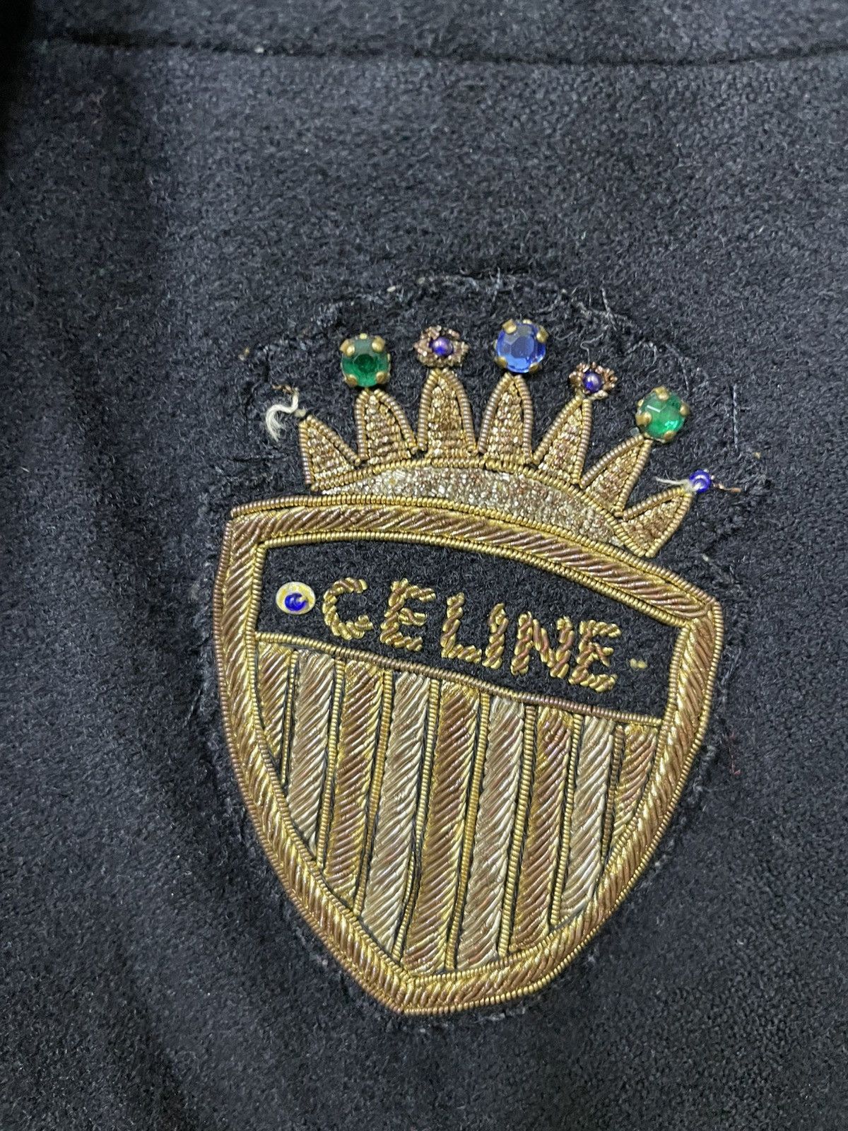 Celine Double Breasted Pin Celine Blazer Size US M / EU 48-50 / 2 - 10 Thumbnail