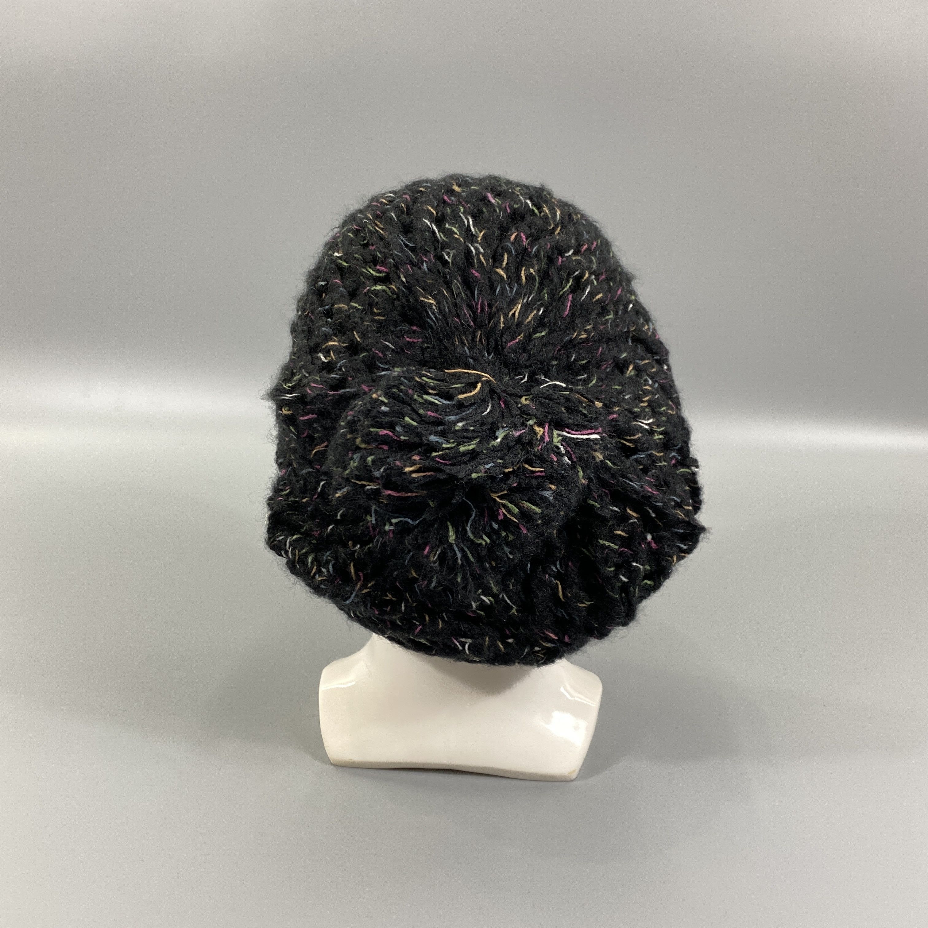 Japanese Brand Crochet Beanie Hat With Sprinkles And Pom Pom -BN945 Size ONE SIZE - 3 Thumbnail