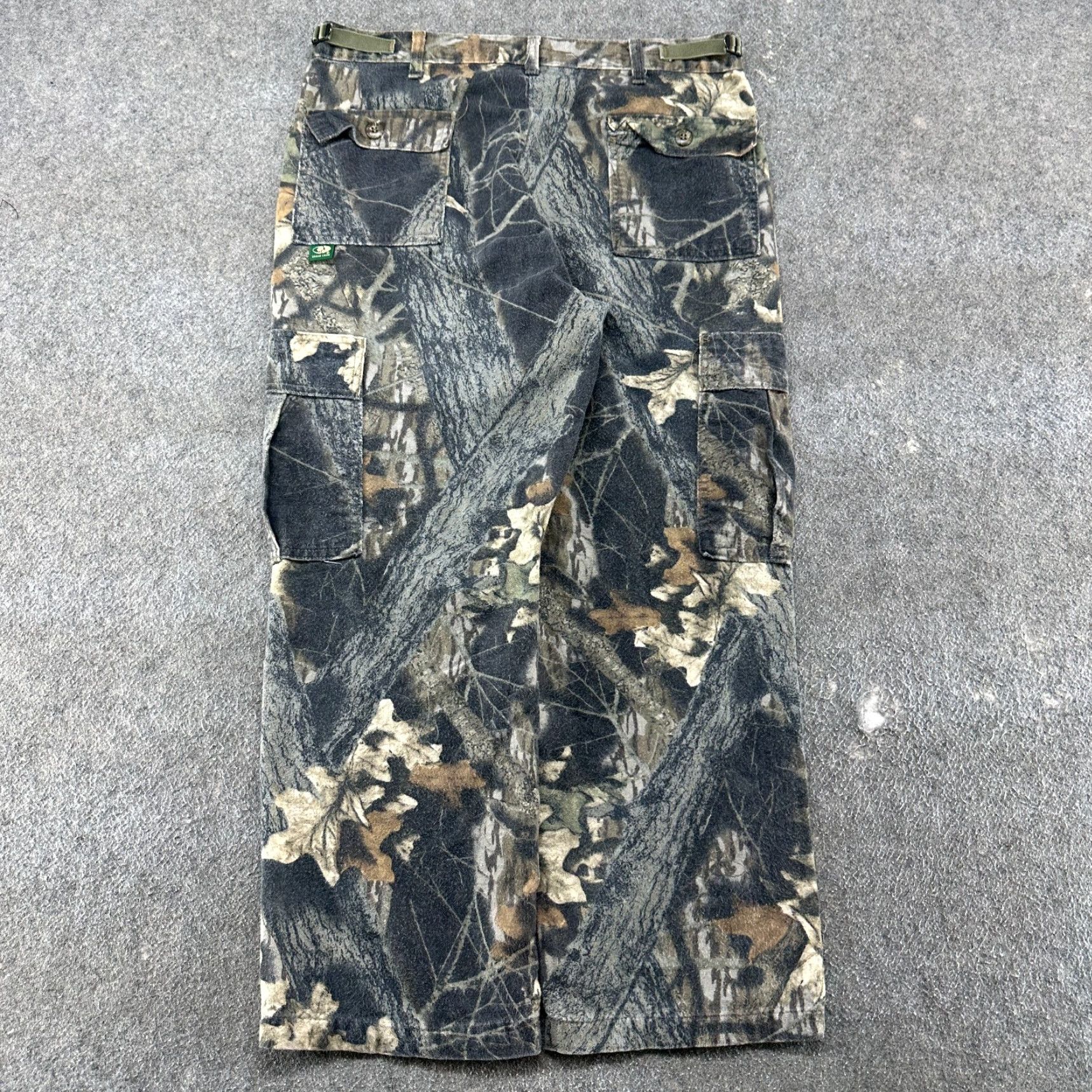 Vintage VINTAGE Mossy Oak Pants Mens M 36x27 Camouflage Cargo Relaxed Cotton Baggy Hunting 90s Size US 36 / EU 52 - 4 Thumbnail