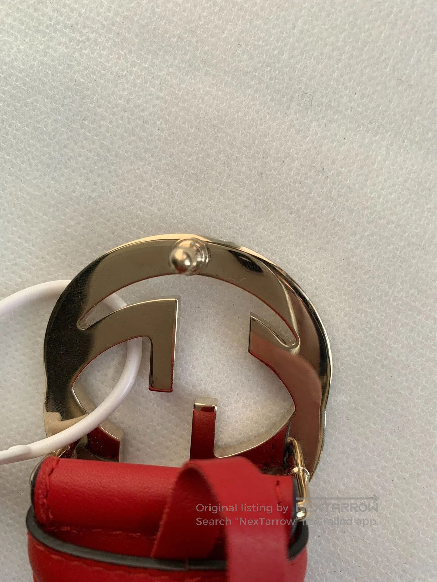 Gucci Gucci Red Belt. Size ONE SIZE - 6 Thumbnail