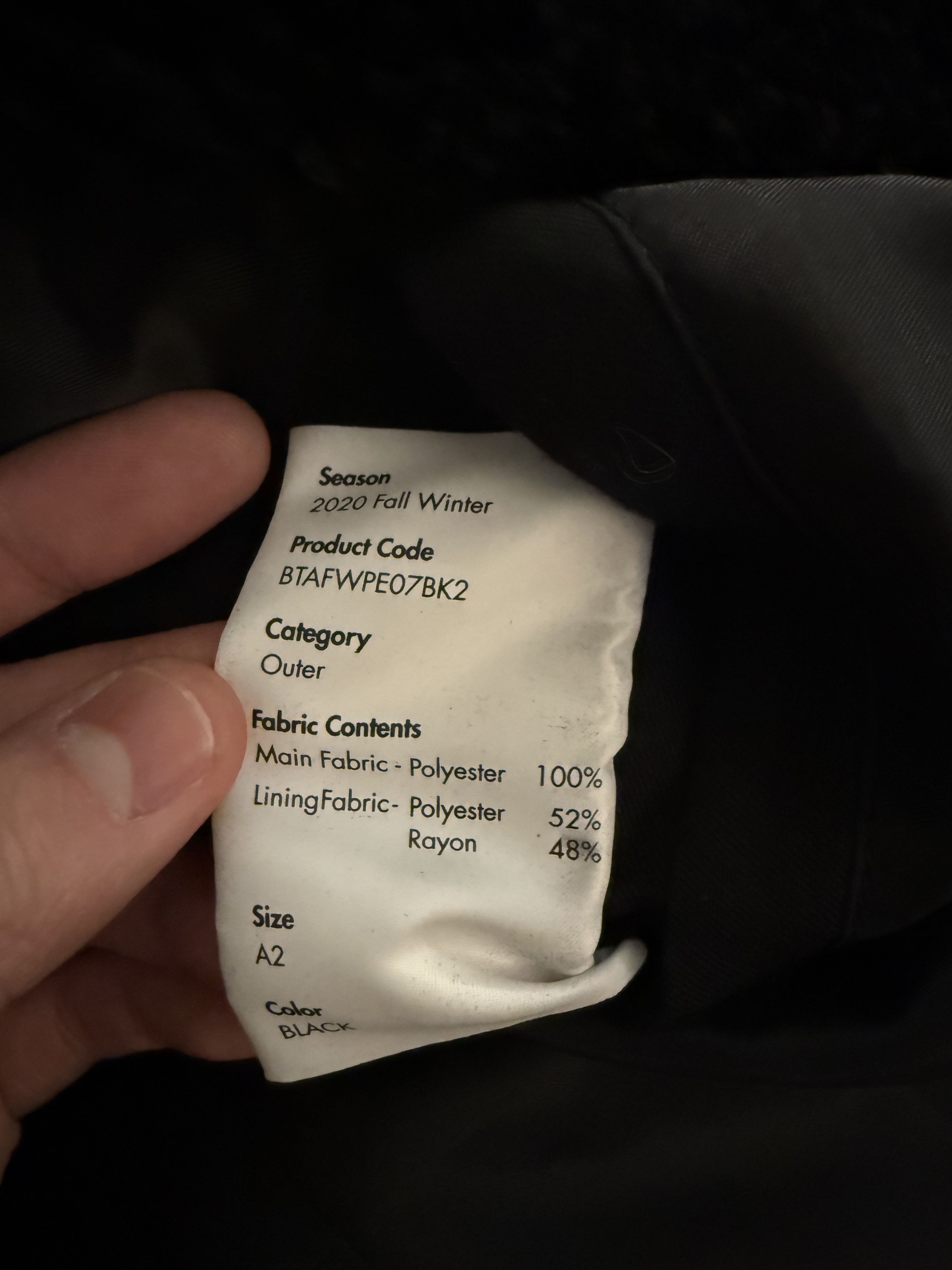 Ader Error Ader Error Fury Coat 2020s Size US M / EU 48-50 / 2 - 6 Thumbnail
