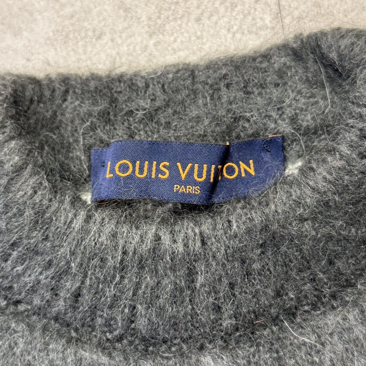 Louis Vuitton AW19 Louis Vuitton Virgil Abloh Mohair Flag Knitted Sweater Size US XS / EU 42 / 0 - 3 Thumbnail