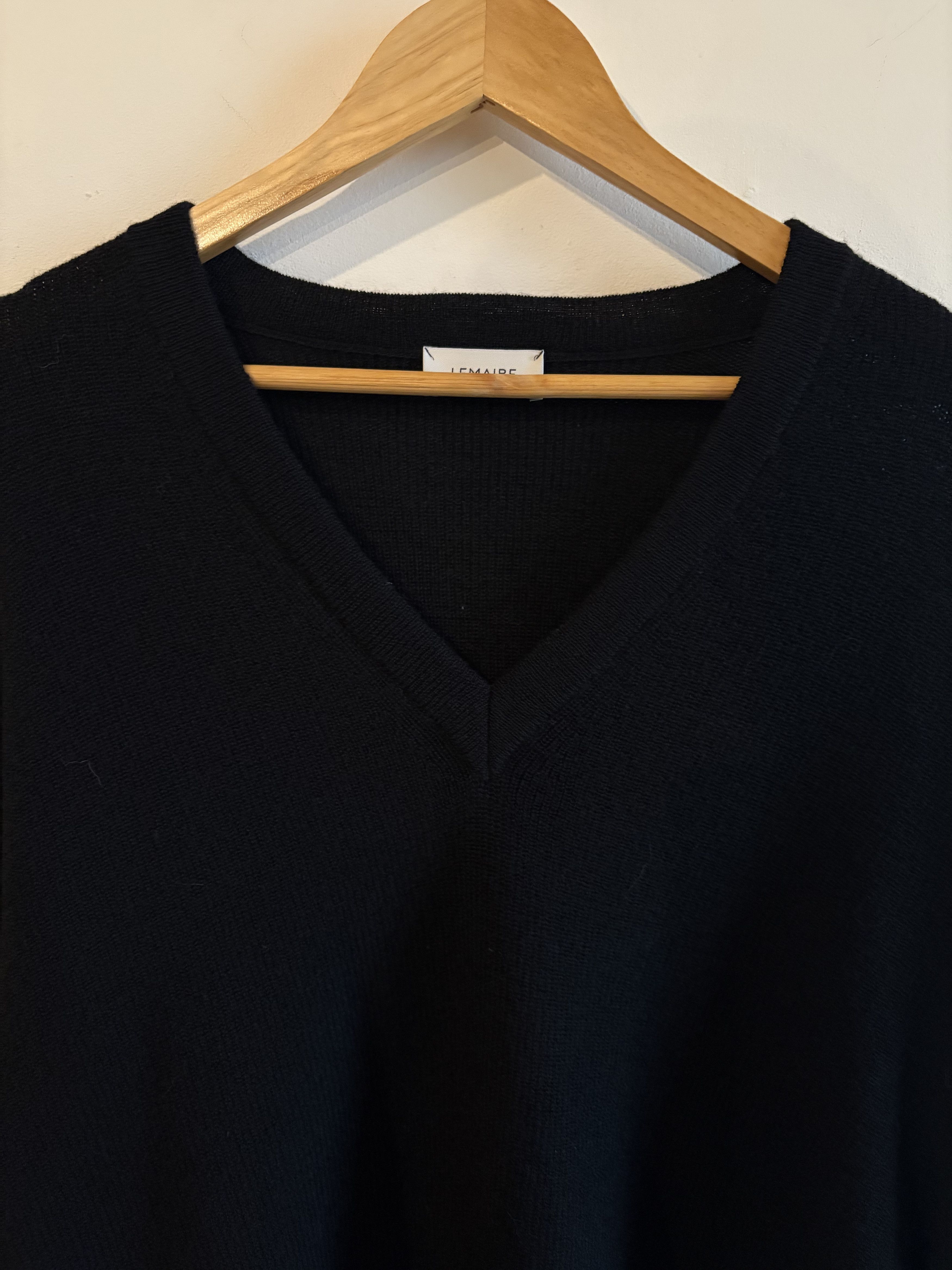 Lemaire Lemaire Oversized V Neck Sweater Size US XXL / EU 58 / 5 - 5 Thumbnail