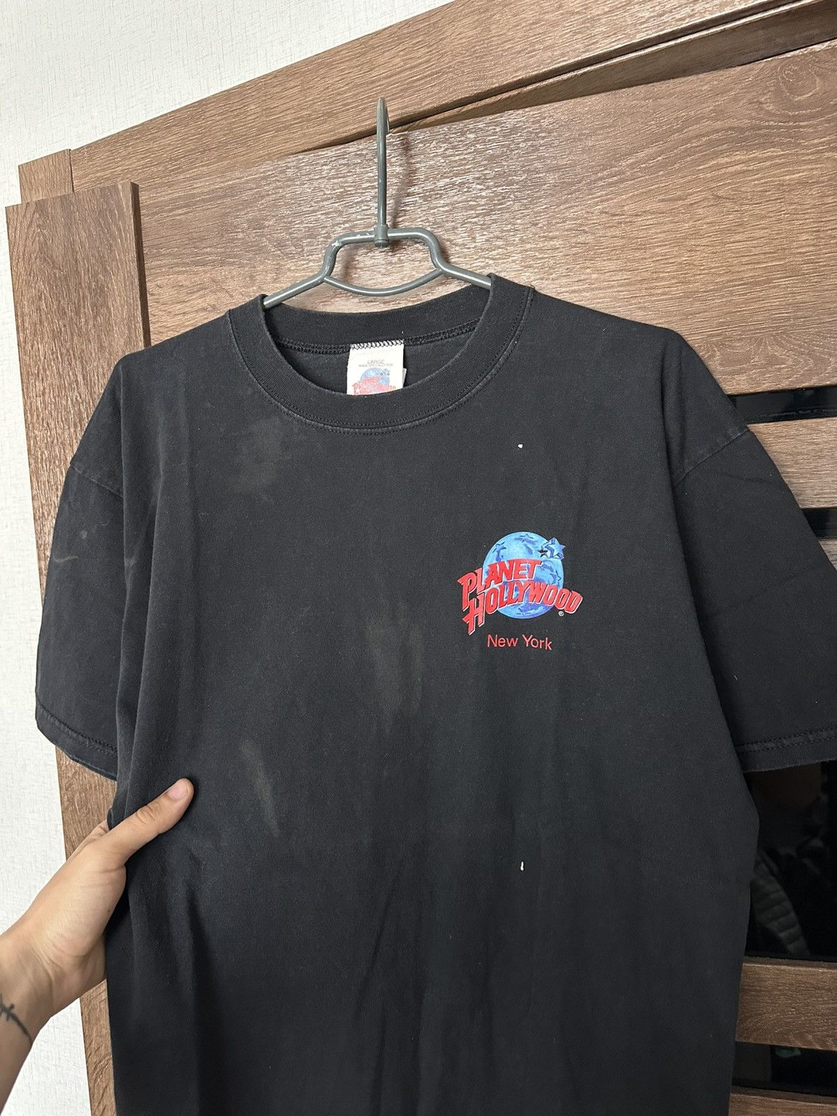 Planet Hollywood Planet Hollywood New York Statue Of Liberty Vintage 90s Tee Size US L / EU 52-54 / 3 - 13 Thumbnail